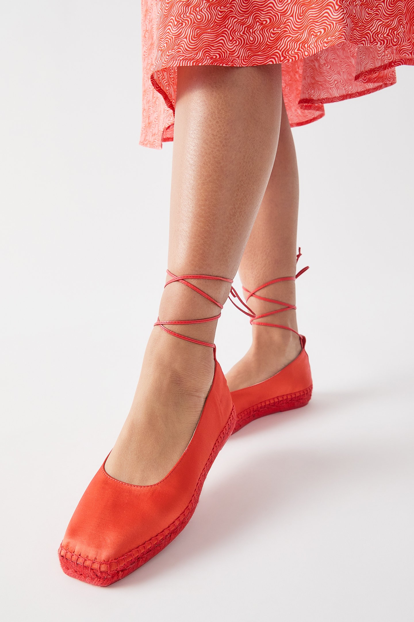 FL MIA ANKLE TIE ESPADRIL RED 3