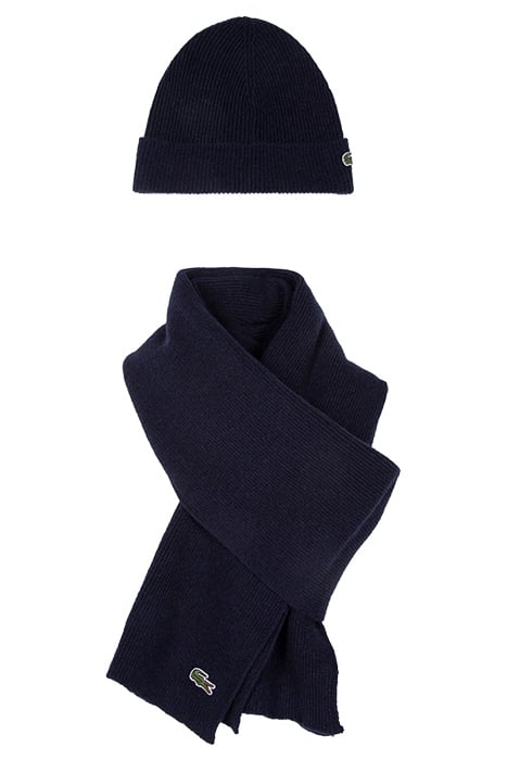 BEANIE SET NAVY BLUE 1