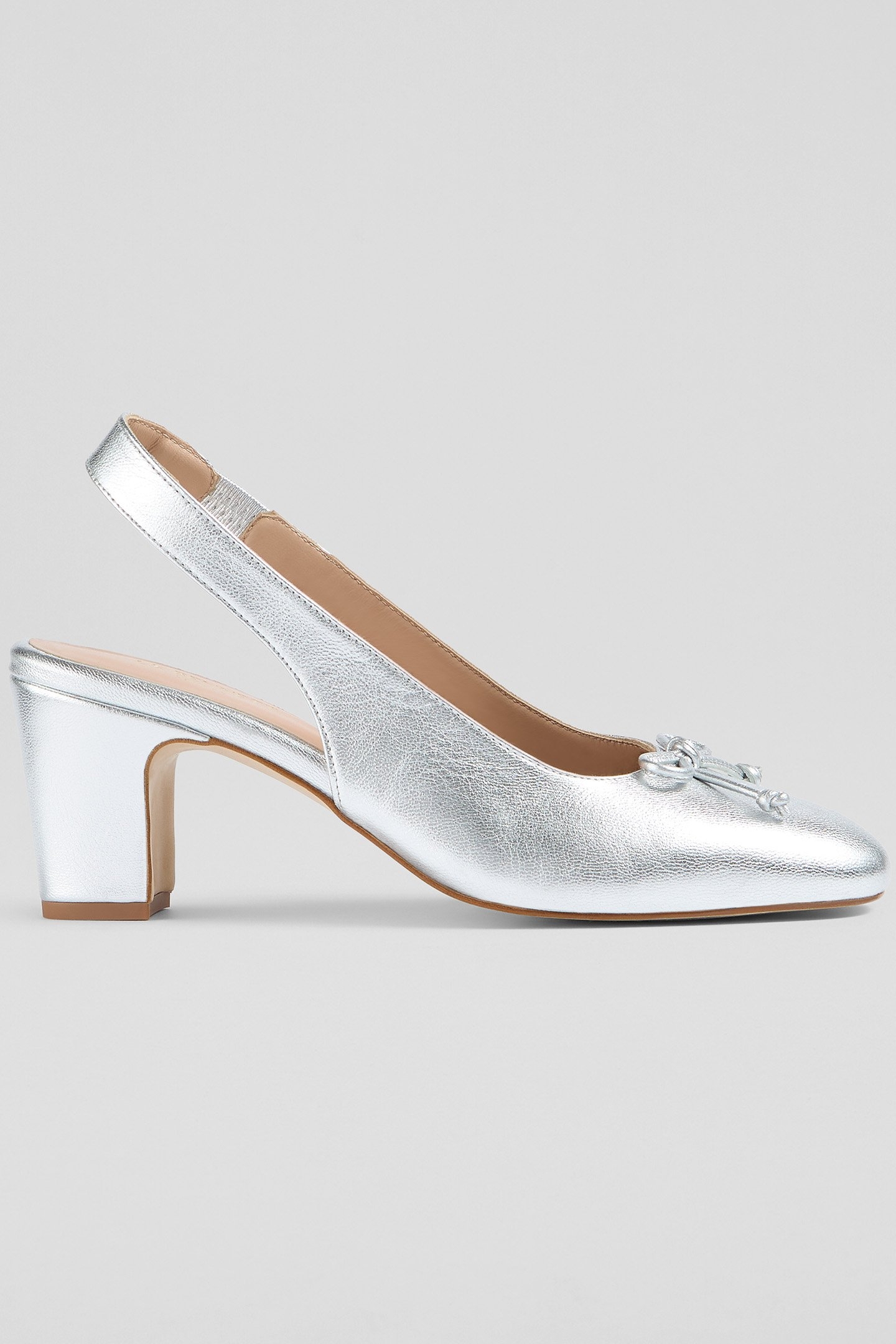 OC LOUISE BALLERINA SLING SILVER 1