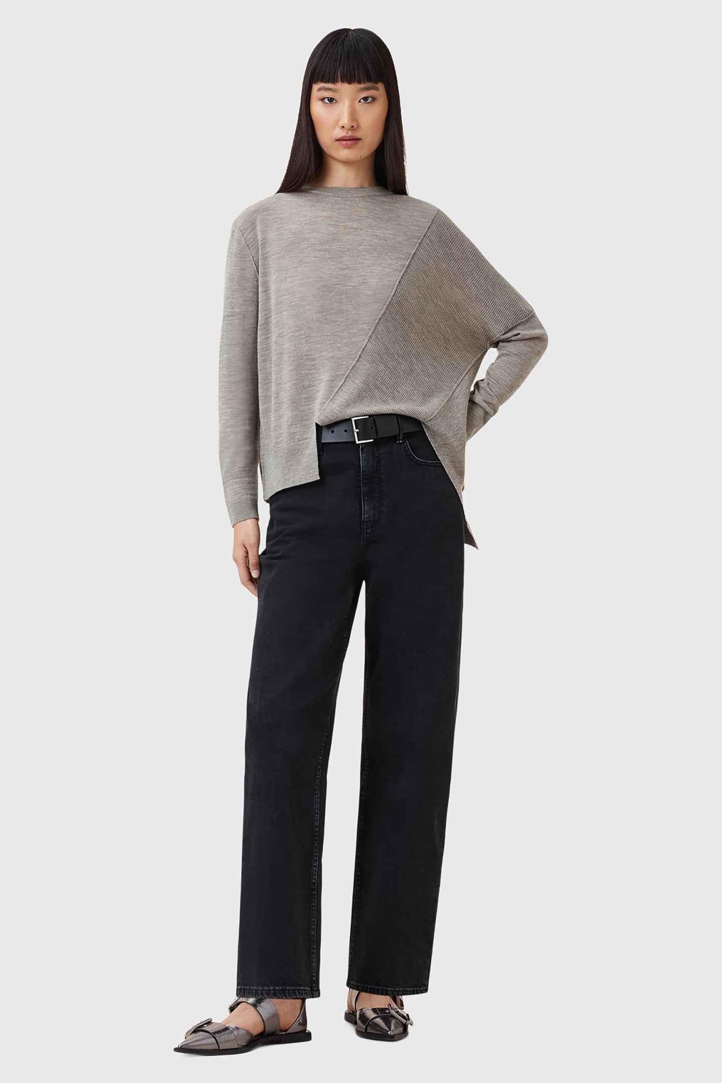 ISLA JUMPER SAND GREY 2