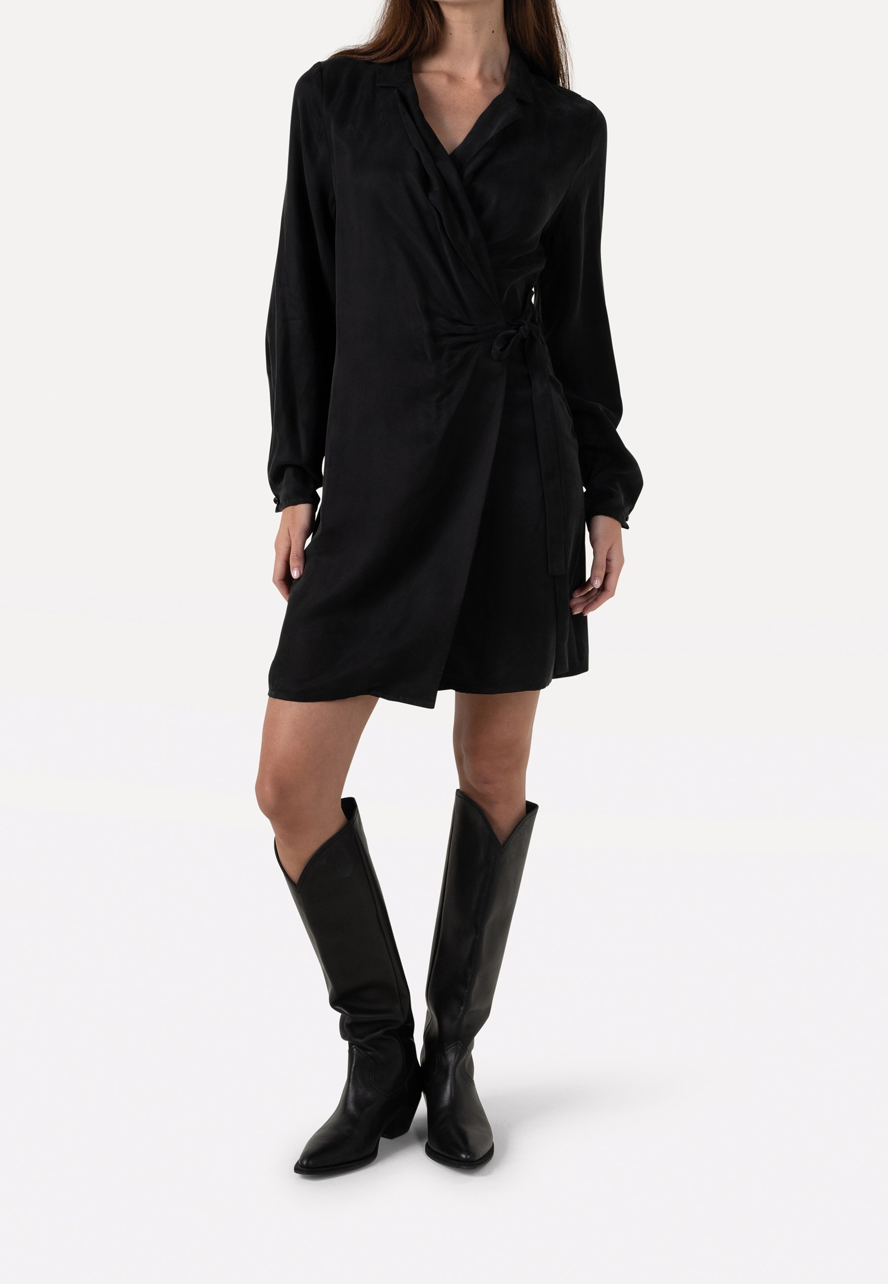 MILOU DRESS LONG SLEEVE BLACK 1