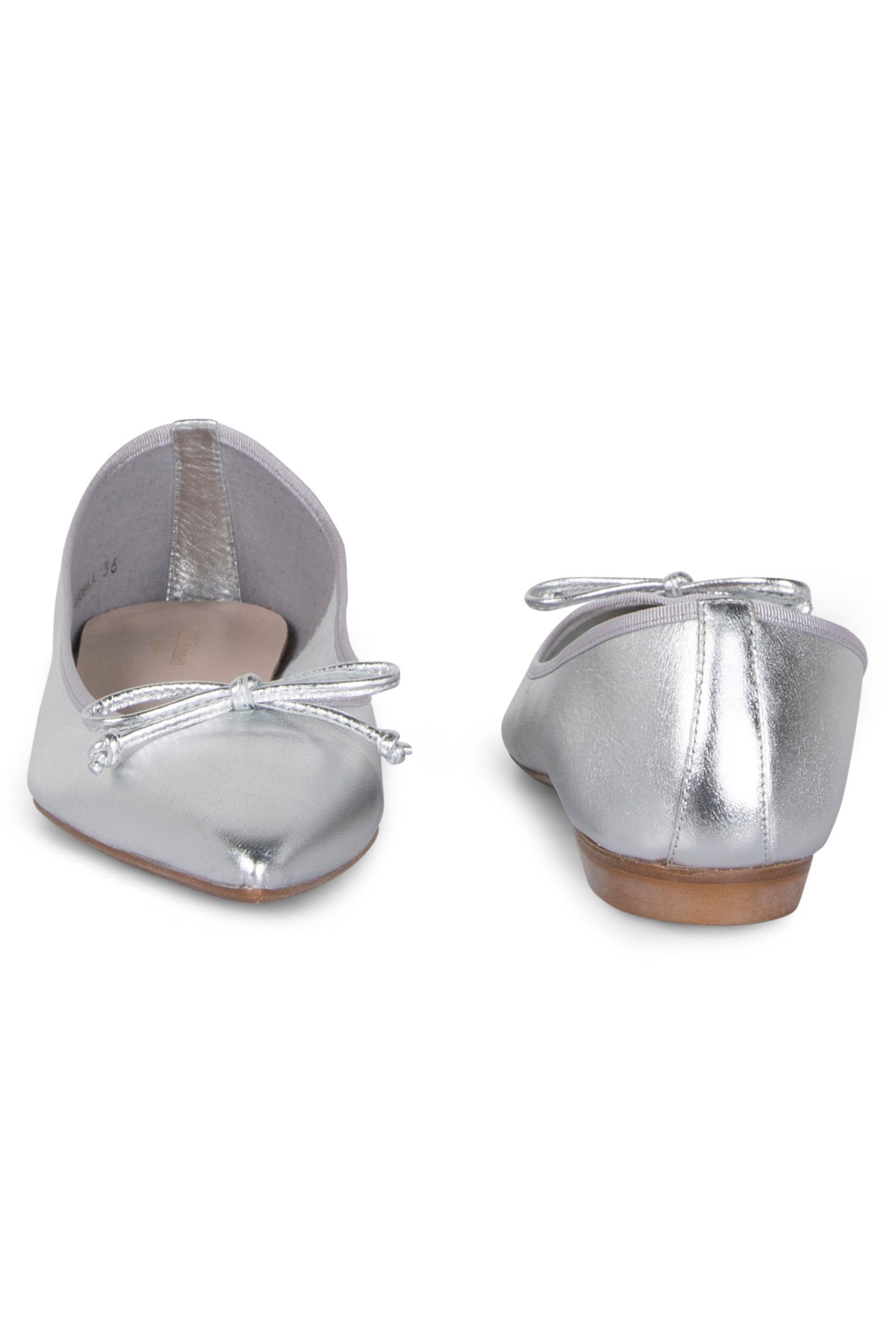 CICI - POINT TOE BALLERIN SILVER 2