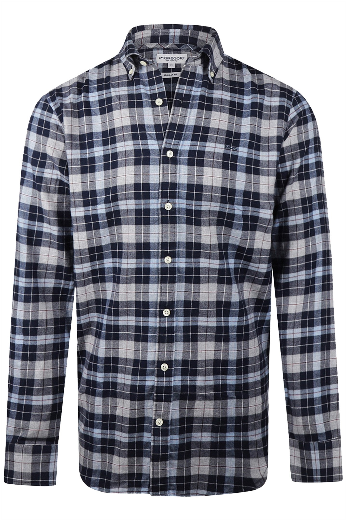 FLANNEL CHECK SHIRT LIGHT BLUE 4