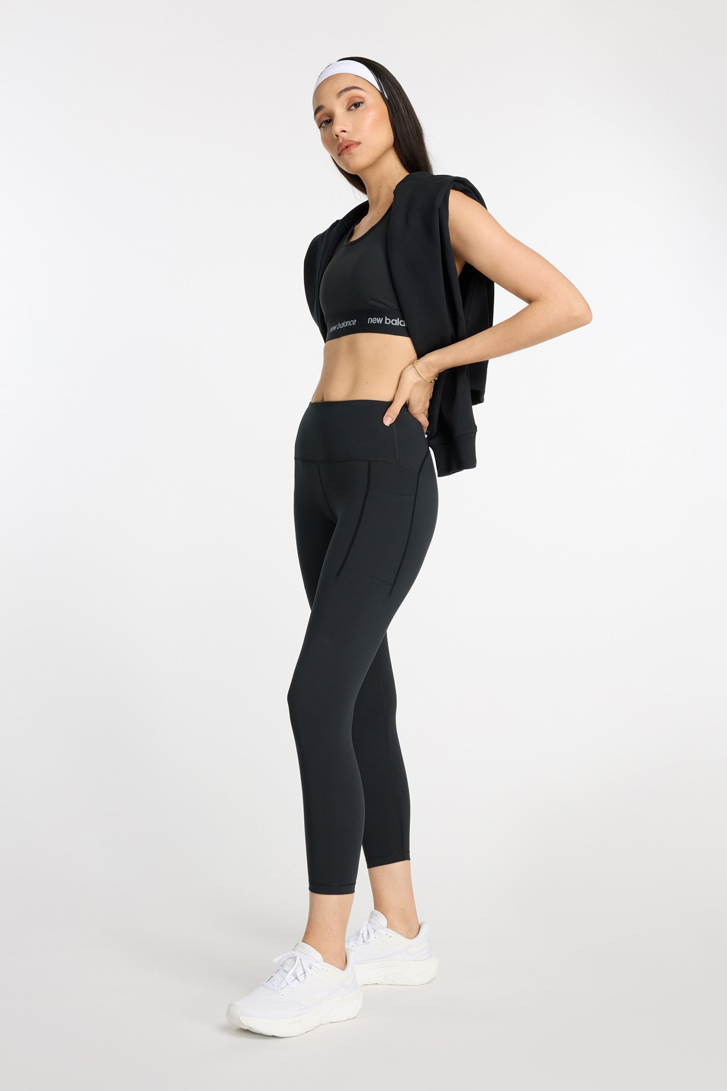 NB SLEEK POCKET HIGH RISE LEGGING BLACK 3