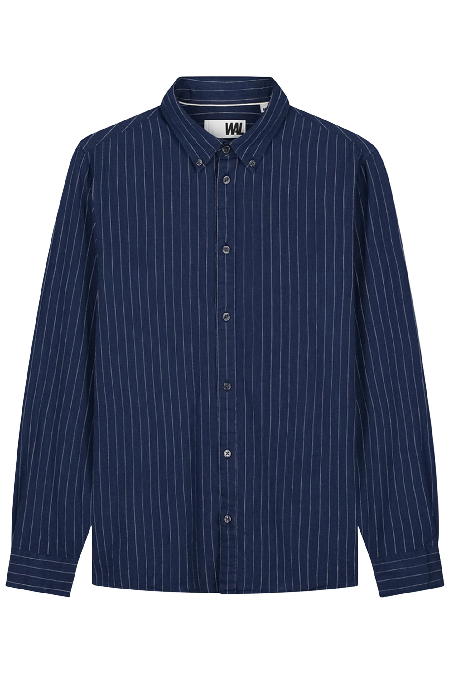 WAL – JAMES SHIRT DARK BLUE STRIPED 4