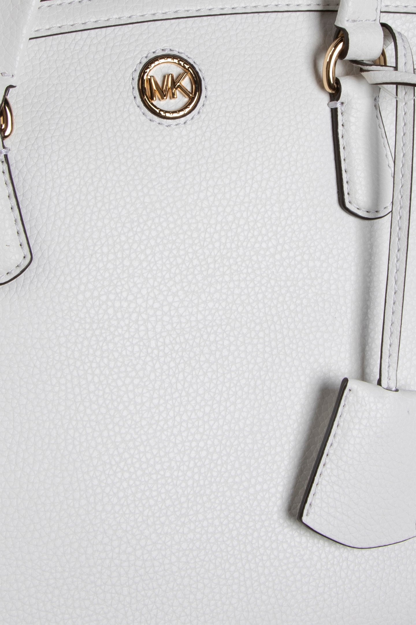 MEDIUM LEATHER TOTE IN WHITE 5