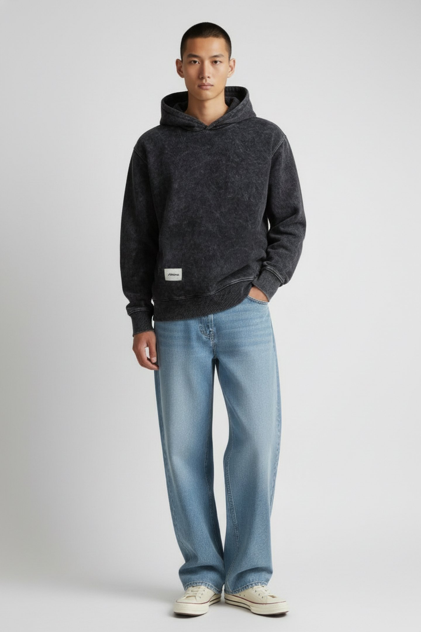 SL HOODIE UNISEX BLACK 1