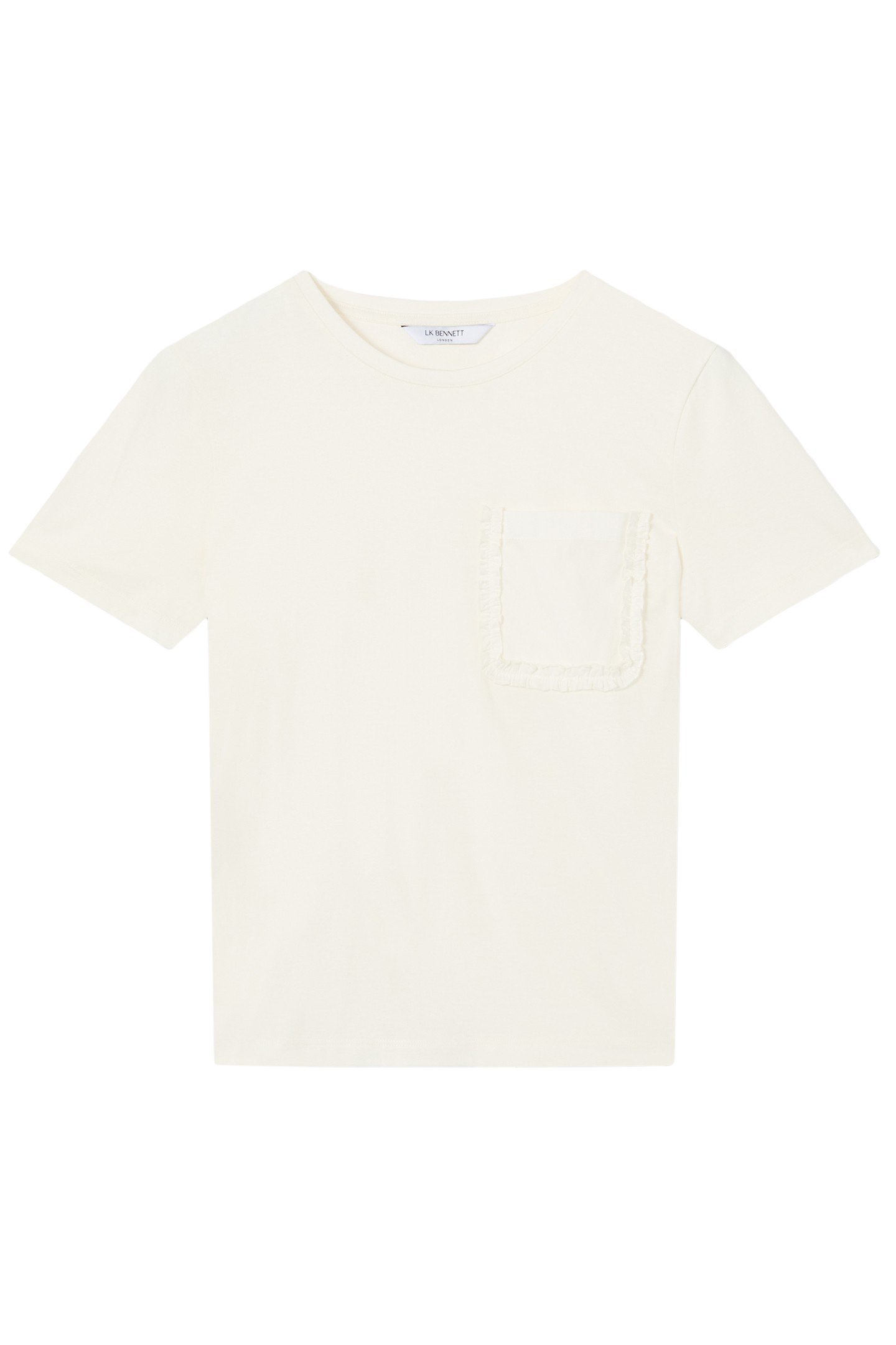 TJ HALLY FRILL SHIRT IVORY 3