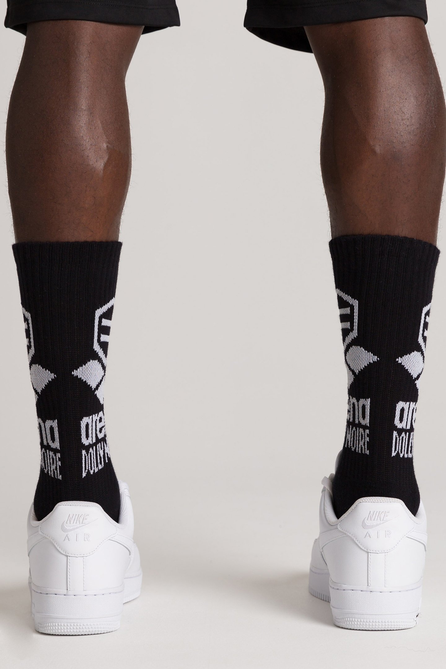 ARENA/DOLLY NOIRE SOCKS BLACK-WHITE 3