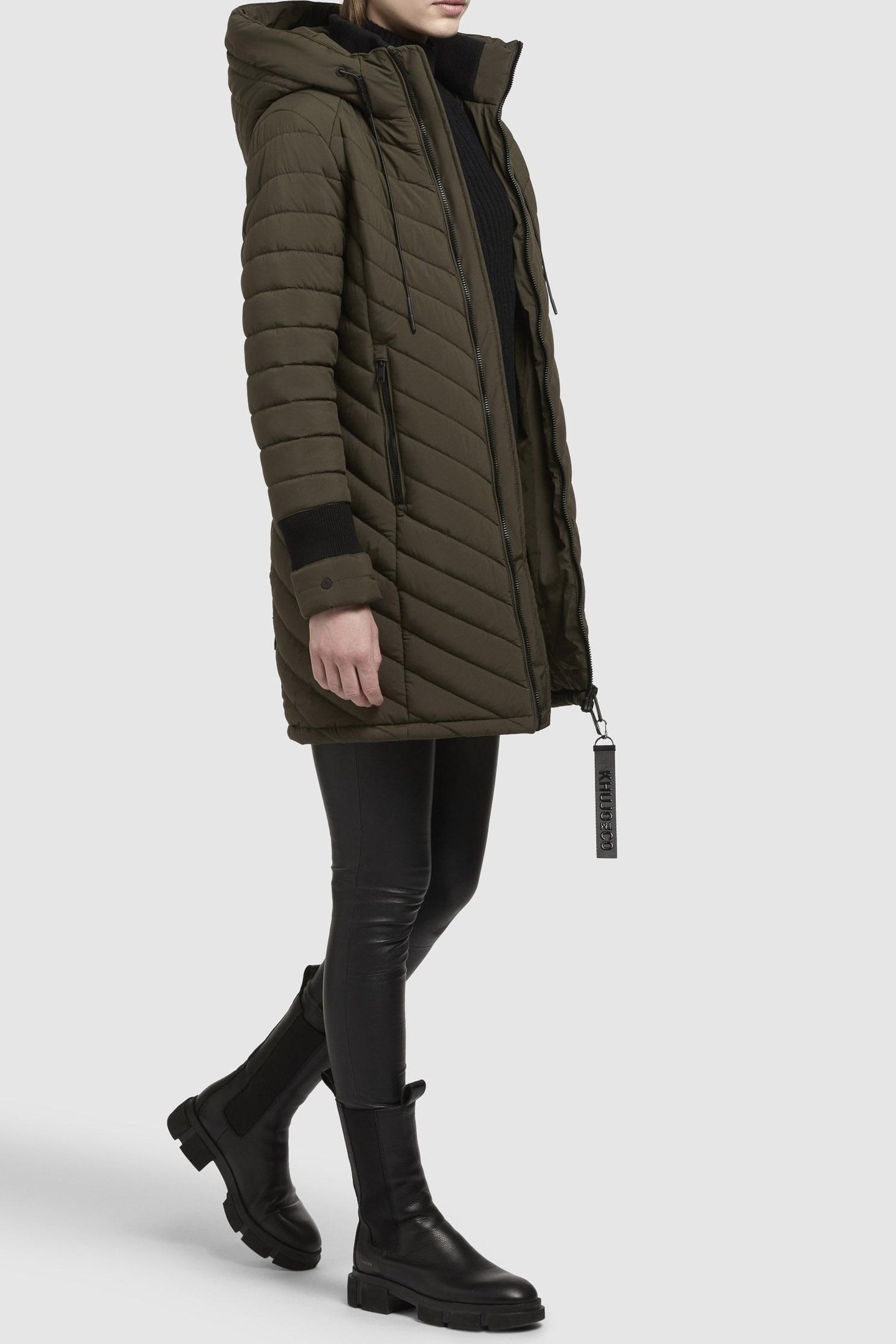 NITA3 COAT NATURE GREEN 2