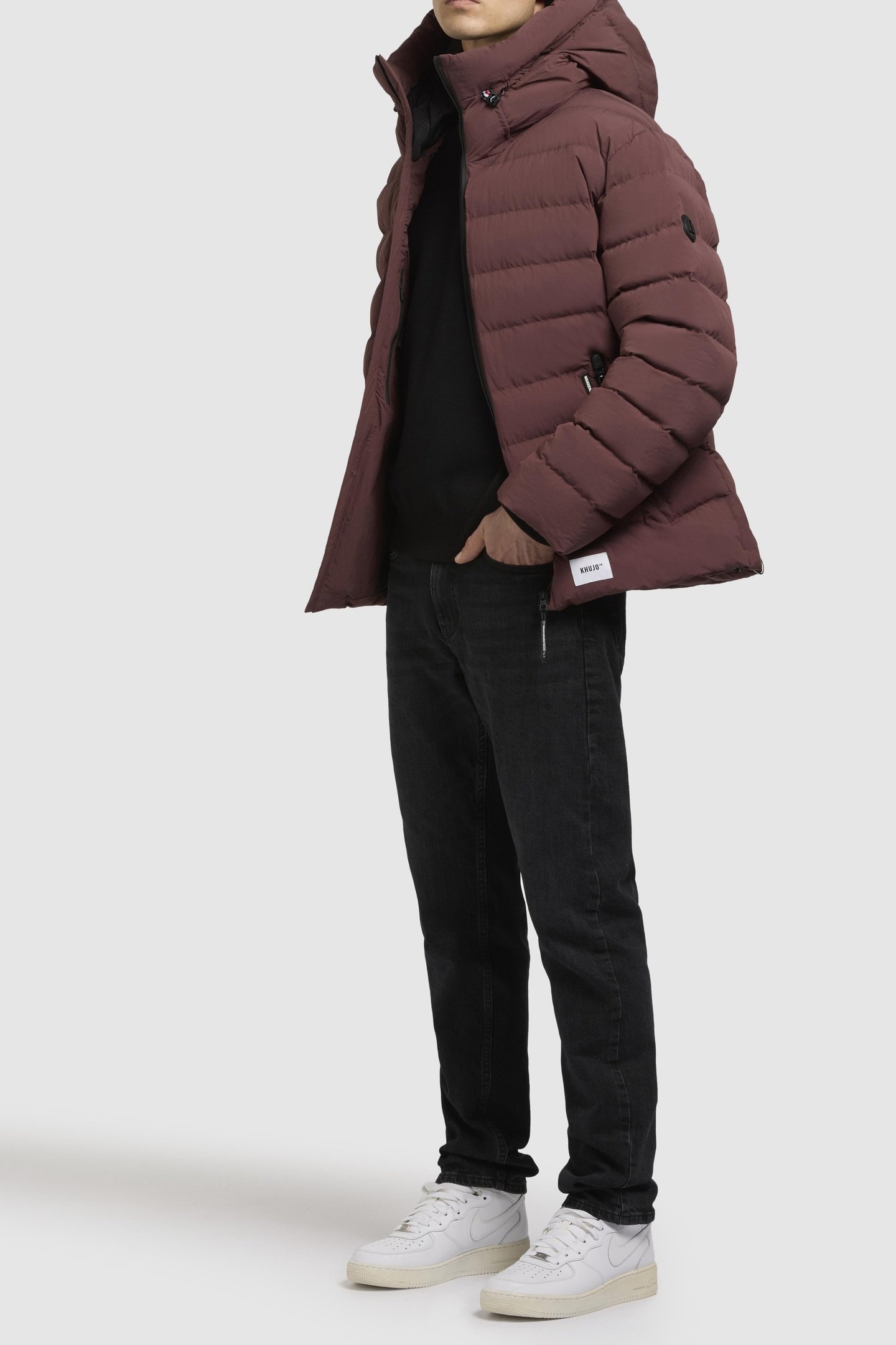 THENO JACKET BURGUNDY RED 4
