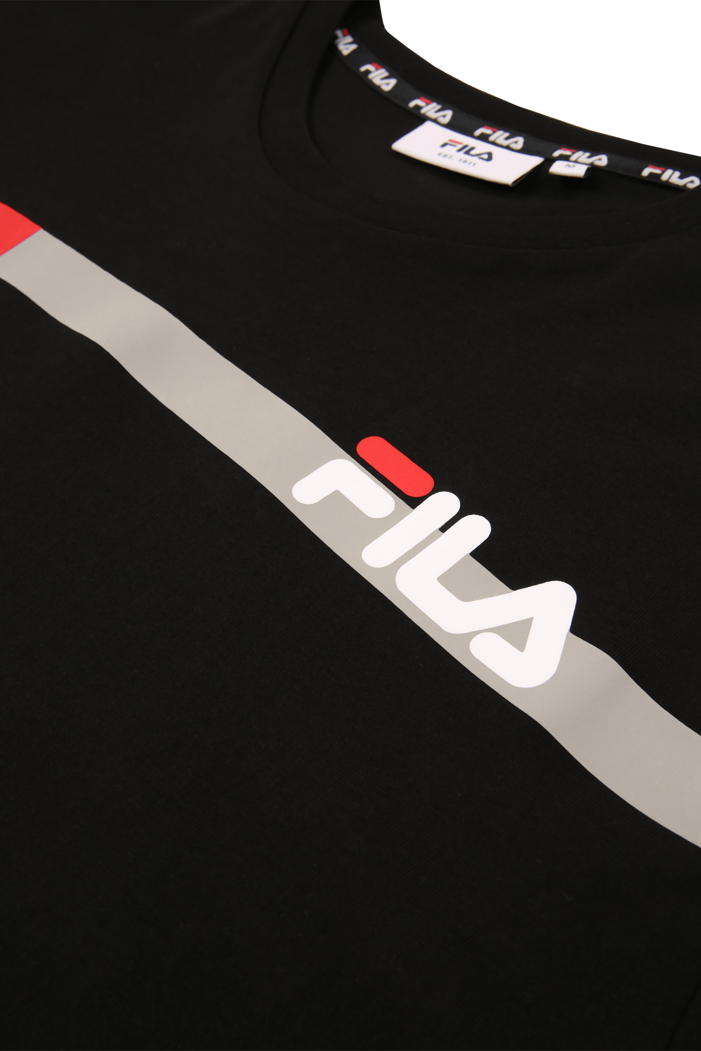 SIDNEY TEE WITH BLOCK STRIPES BLACK 3