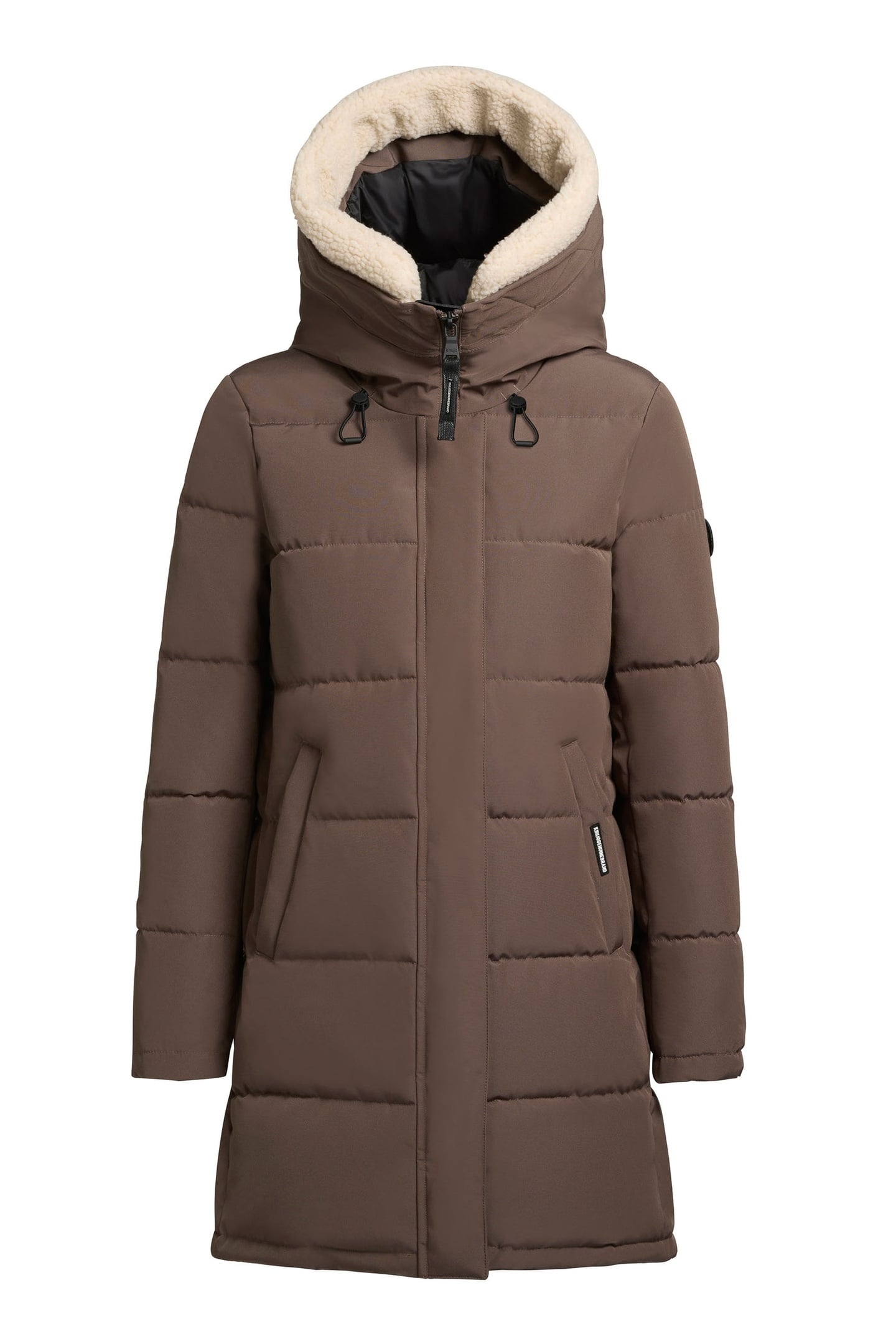 FALTD TEDDY COAT STONE TAUPE 6