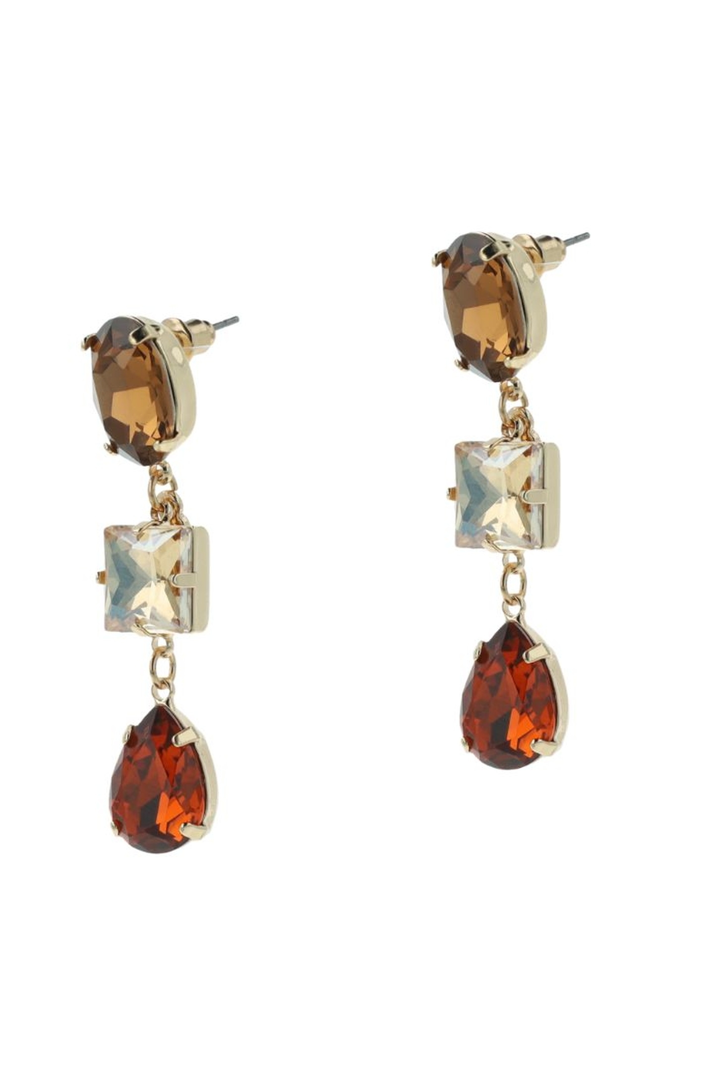 GOLDEN CRYSTAL EARRINGS 2