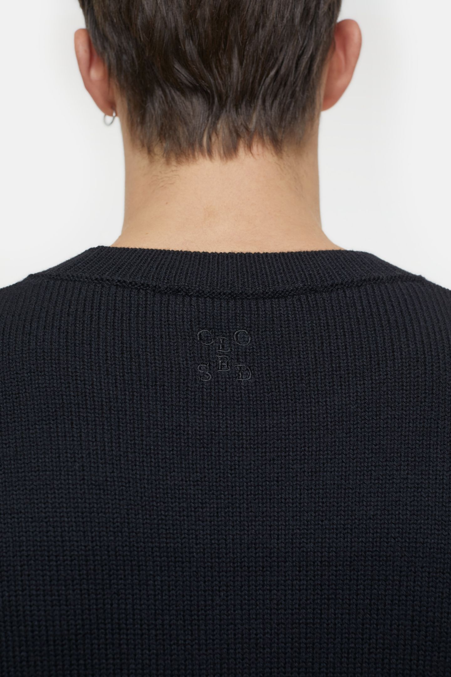 CREWNECK JUMPER KNITS BLACK 3