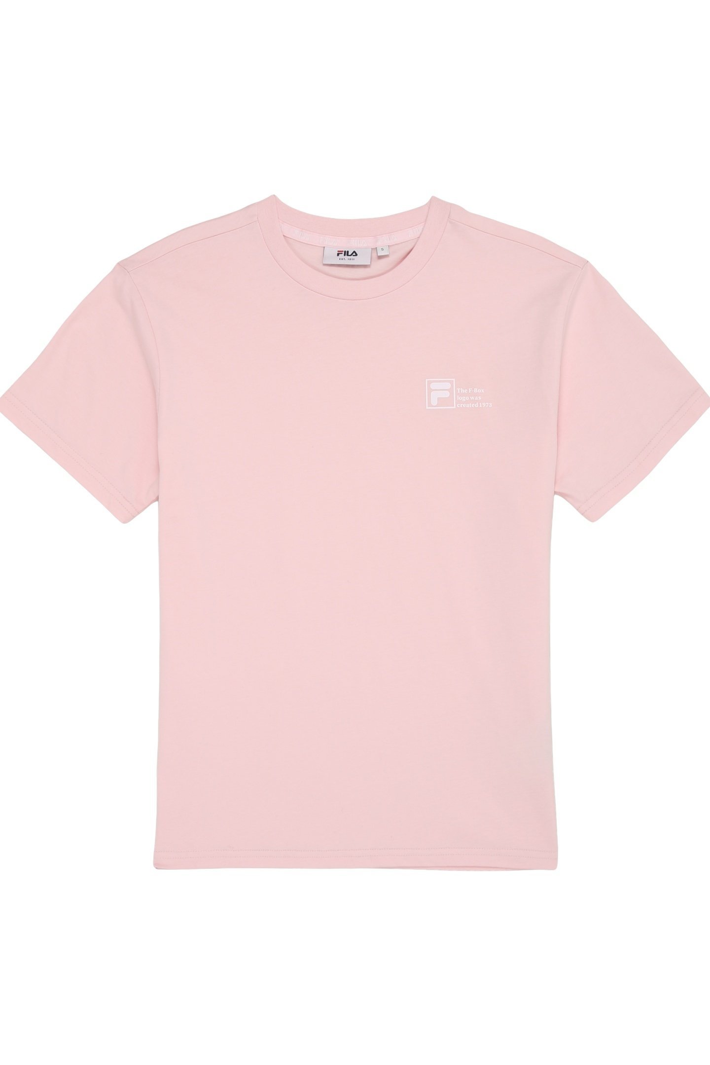 ZIANE GRAPHIC LOGO T-SHIRT CHALK PINK 1