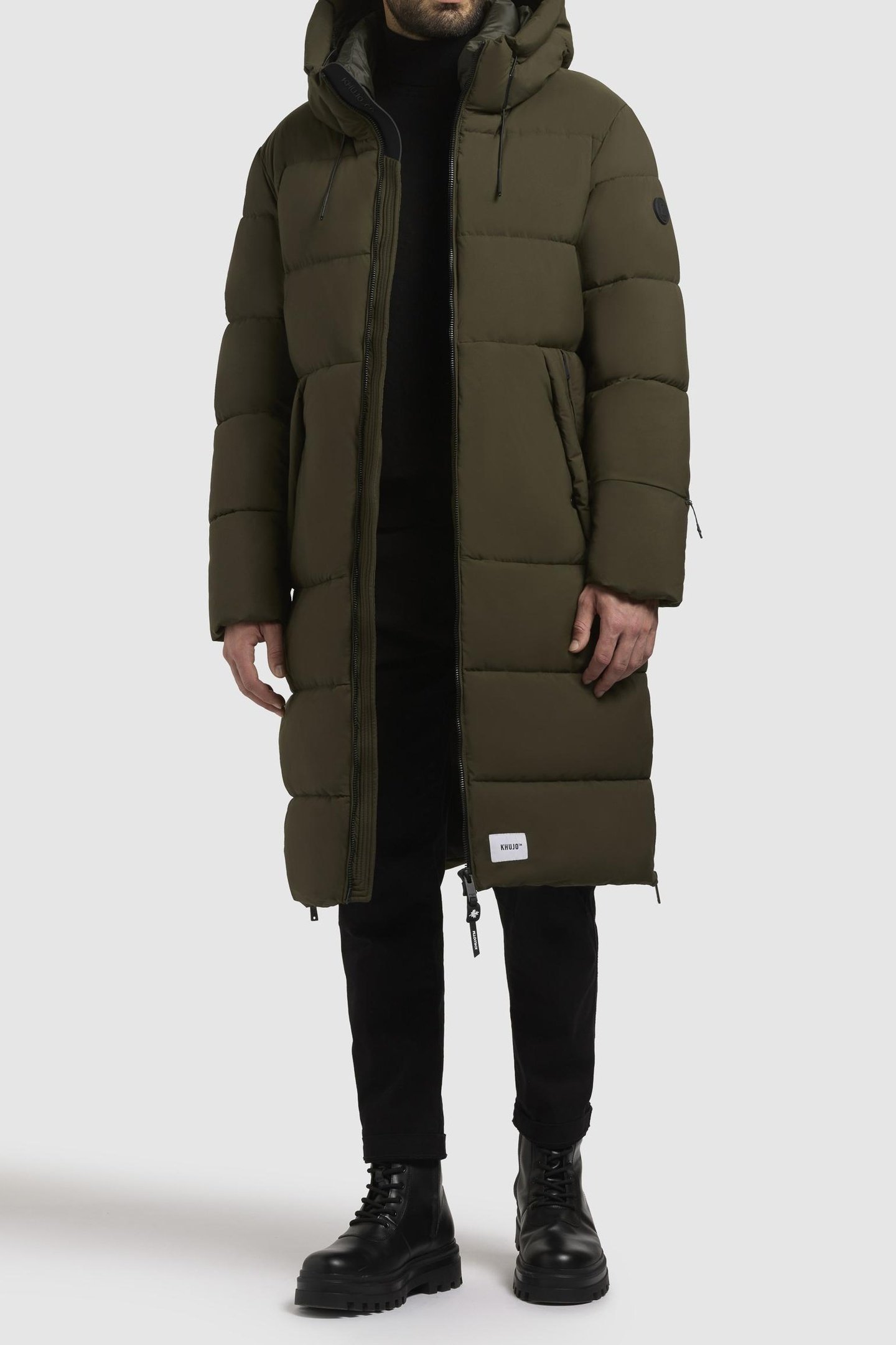 RIGO MATT COAT EARTH GREEN 3