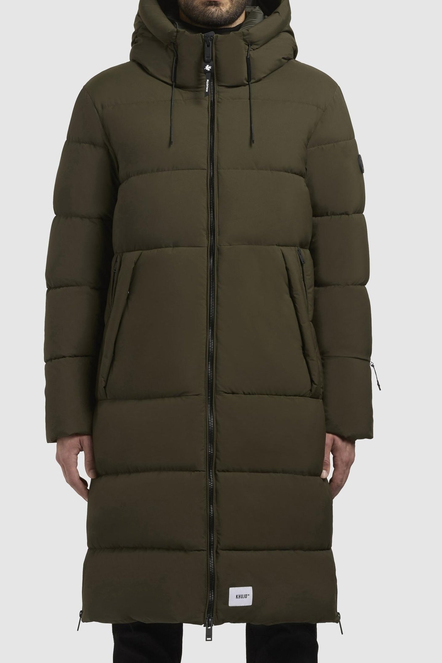 RIGO MATT COAT EARTH GREEN 1