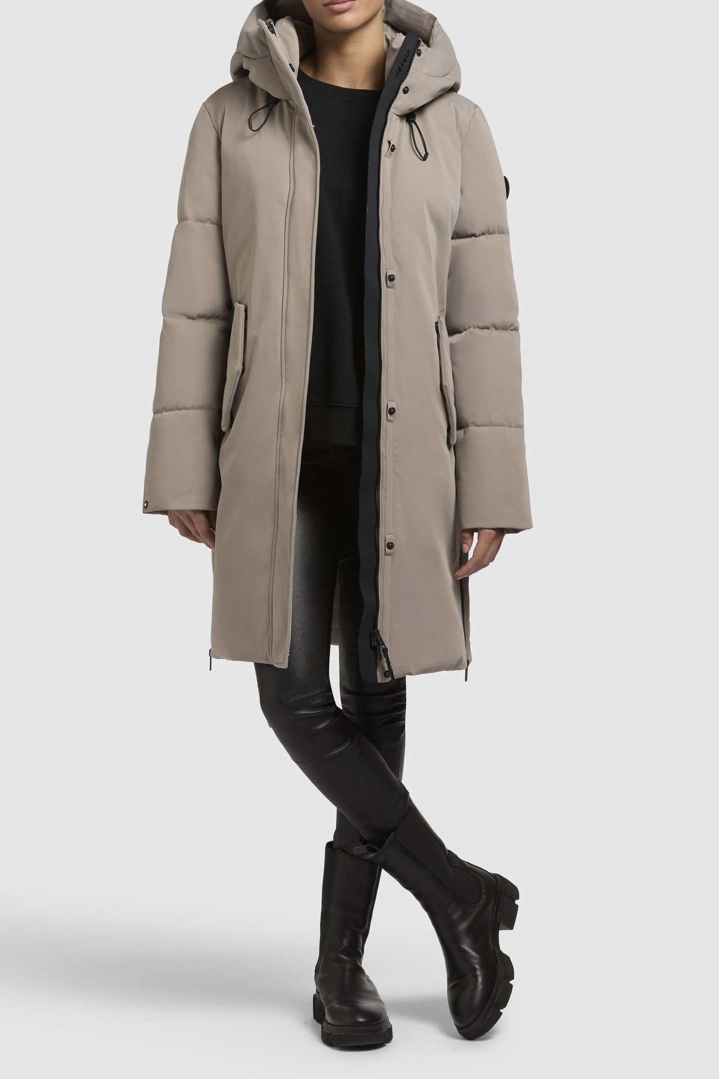 LEANE COAT GREIGE 2