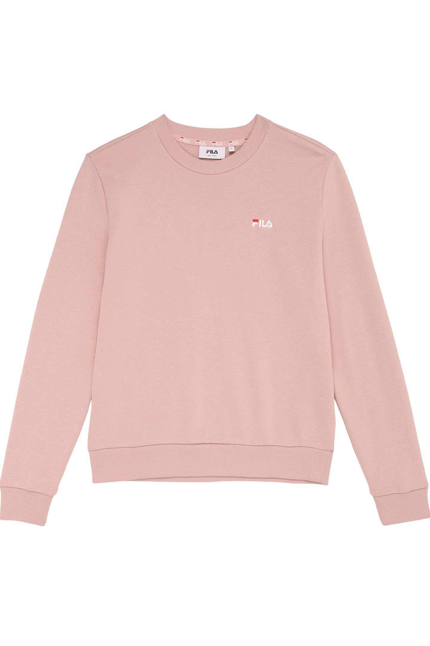 ZDUNA LOGO CREW SWEAT PALE MAUVE 1