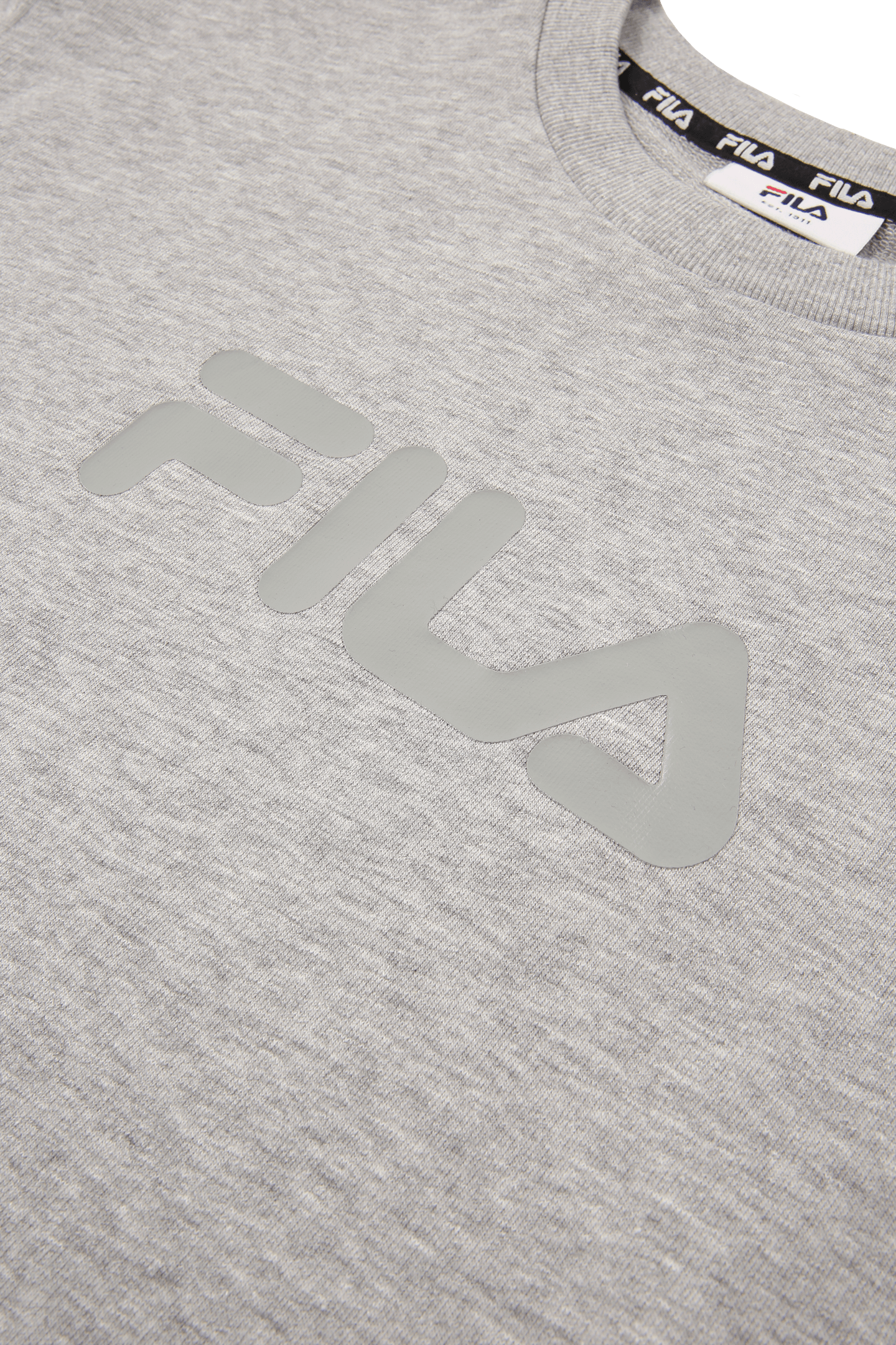 UNISEX ZANTEN LOGO CREW SWEAT MEDIUM GREY MELANGE 3