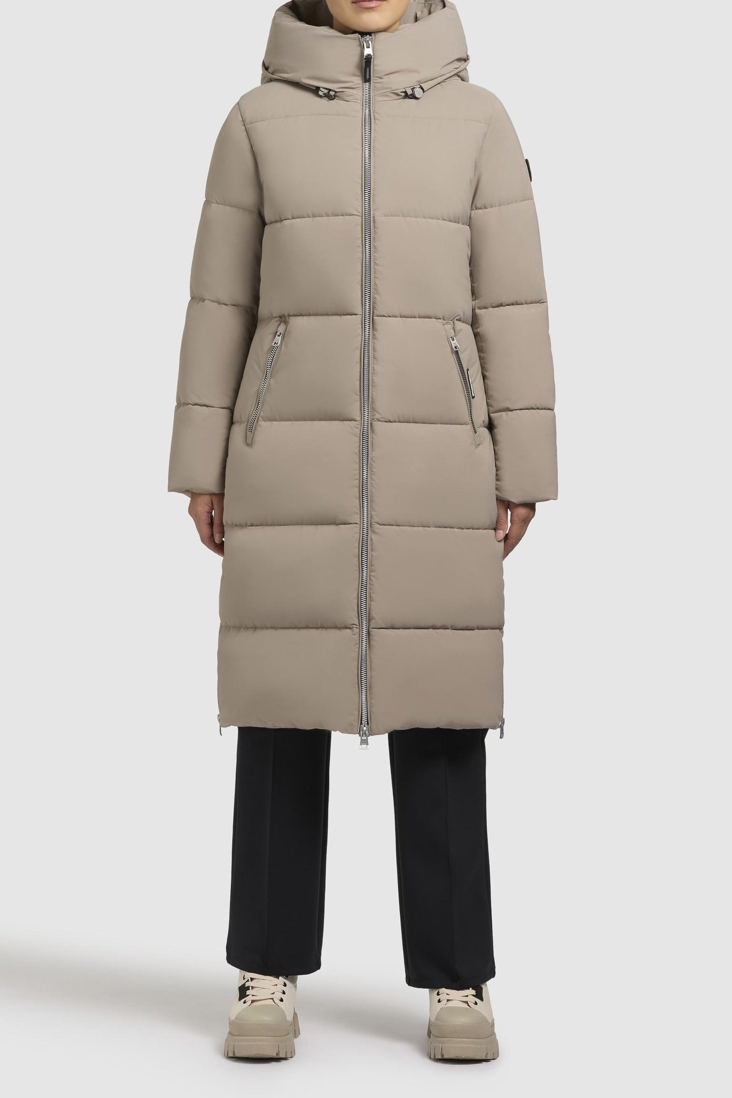 MAGRITT MATT JACKET GREIGE 1