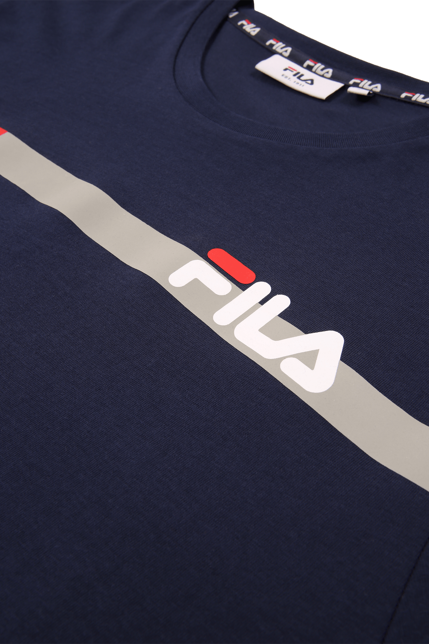 SIDNEY TEE WITH BLOCK STRIPES BLACK IRIS 3