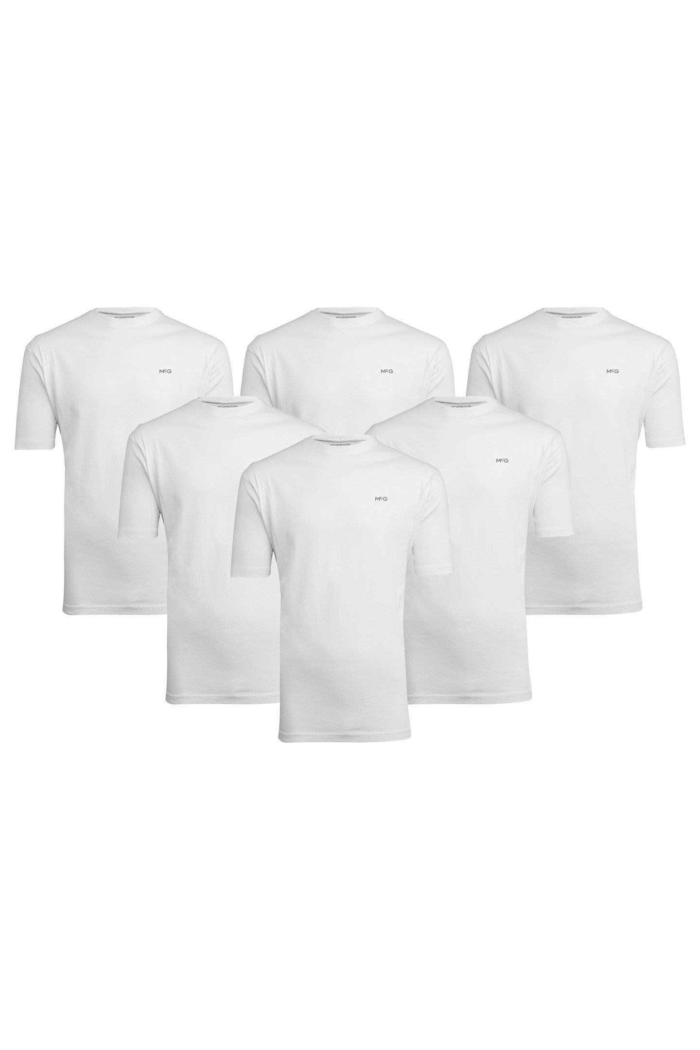 MCGREGOR T-SHIRT 6-PACK WHITE 3