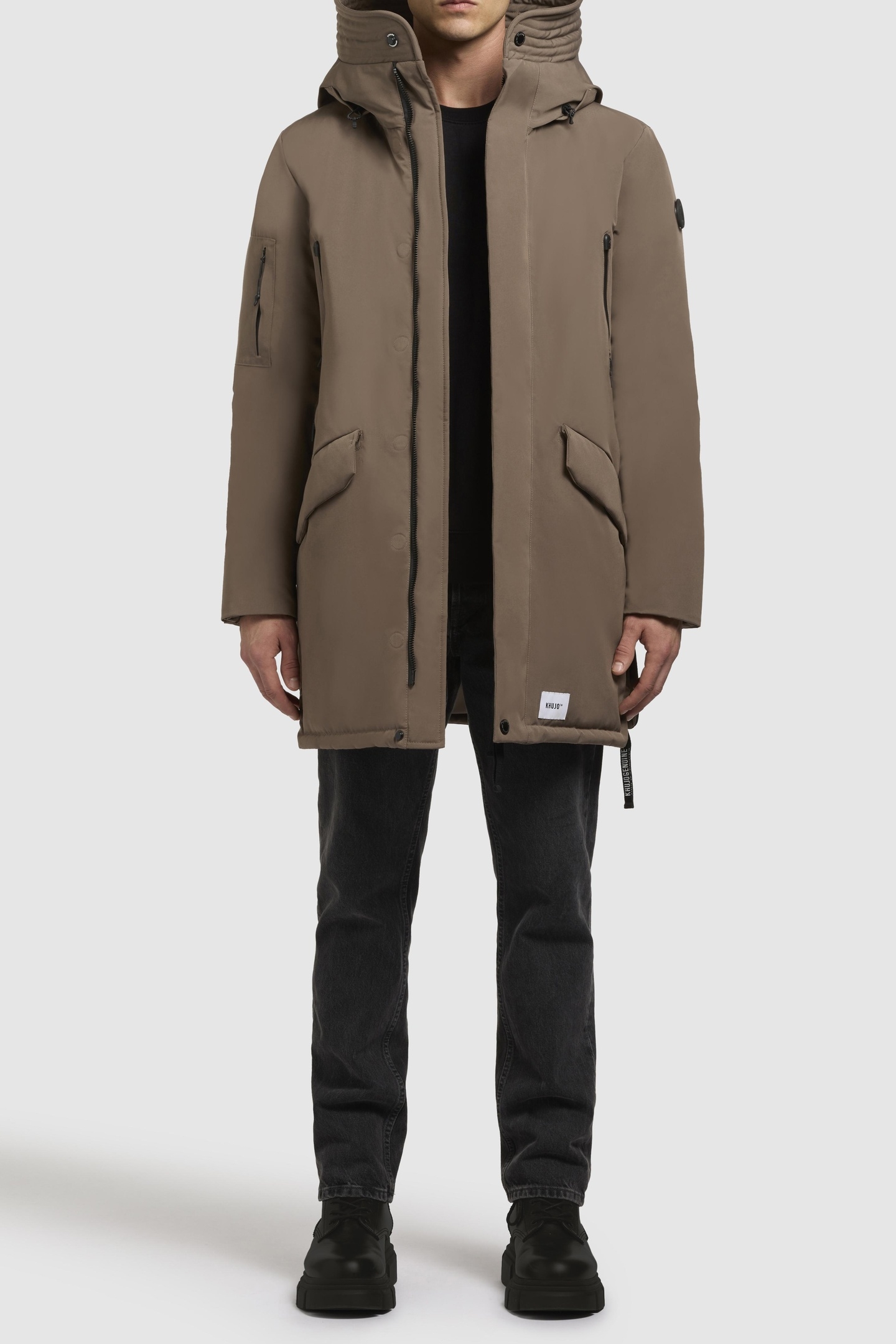 LARC COAT CITY TAUPE 1