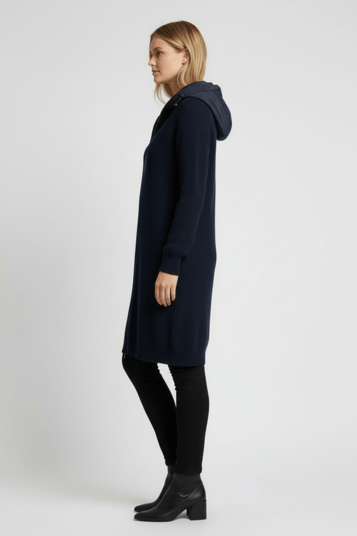 SALTALF HOODIE DRESS MIDNIGHT NAVY 3