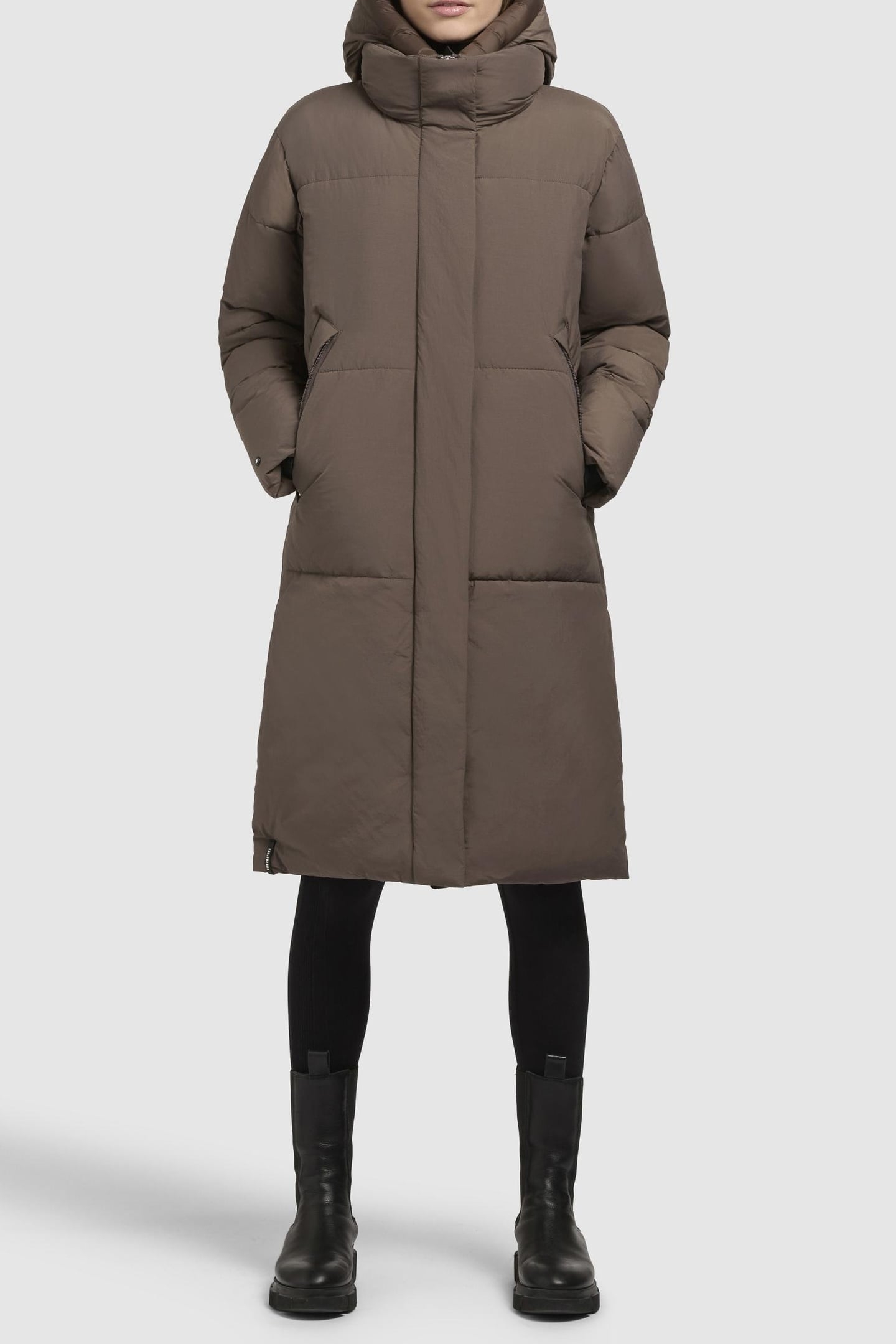 ALIMA COAT STONE TAUPE 2