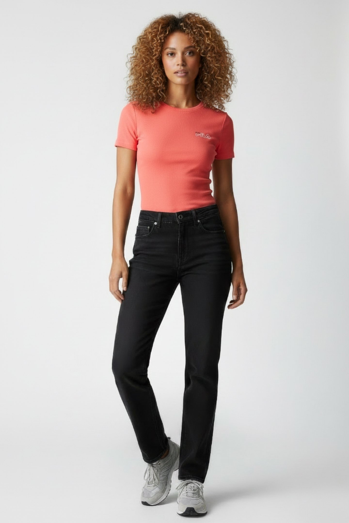 SINATA LOGO TEE CALYPSO CORAL 1