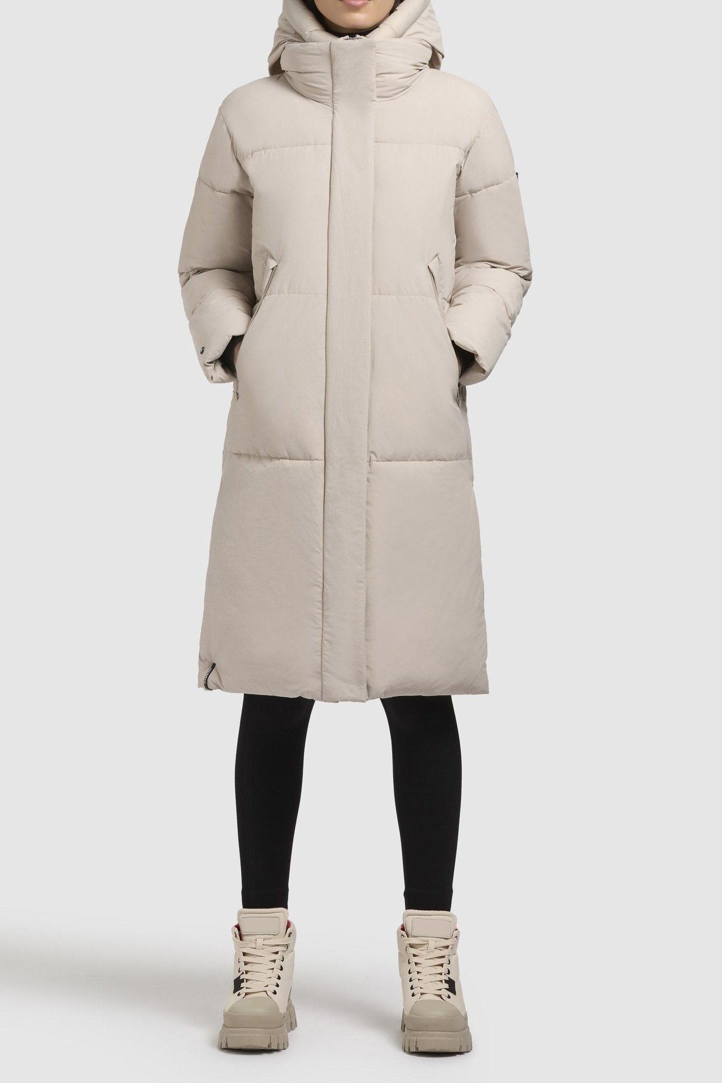 ALIMA COAT CHALK WHITE 2