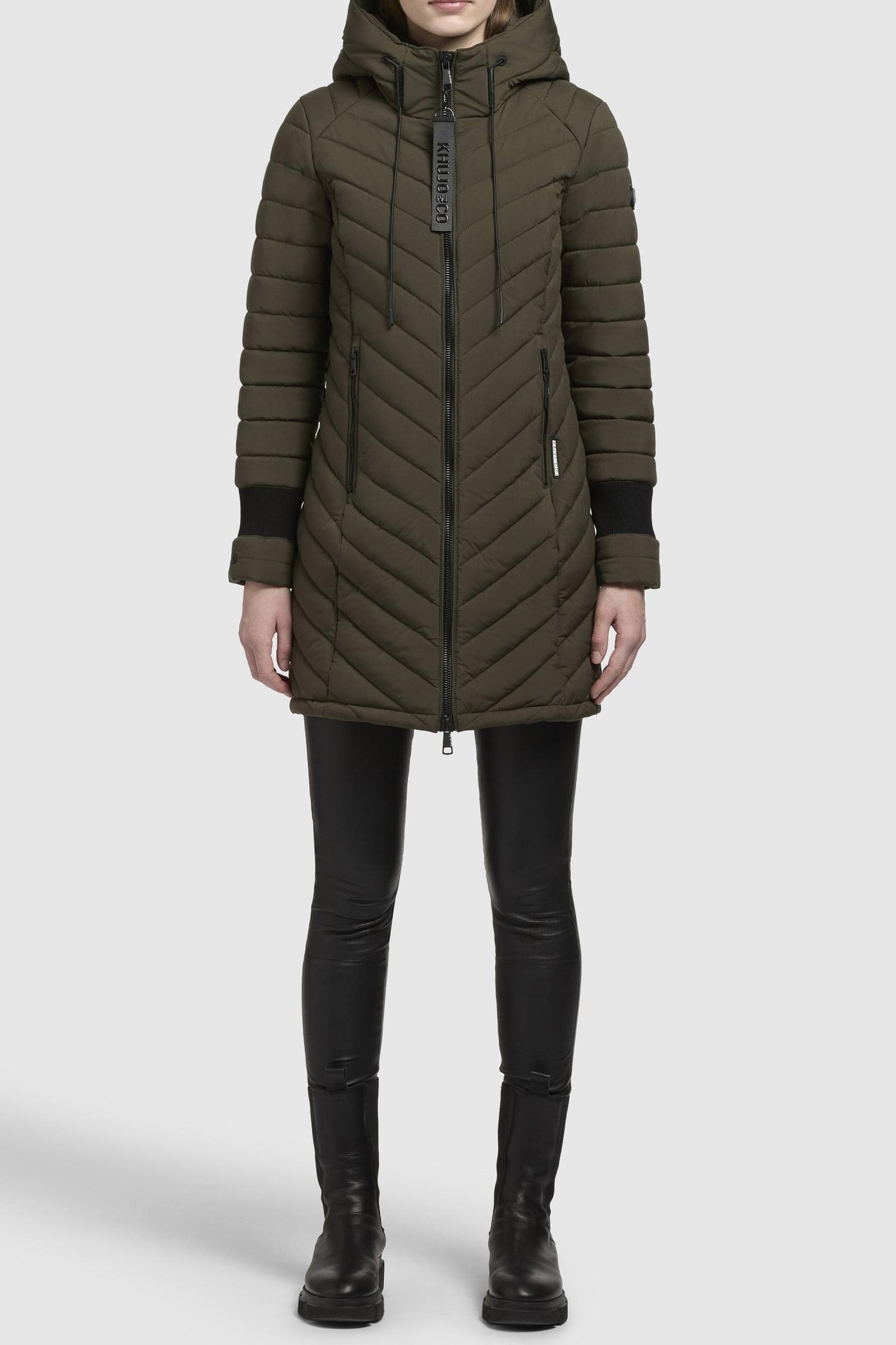 NITA3 COAT NATURE GREEN 1