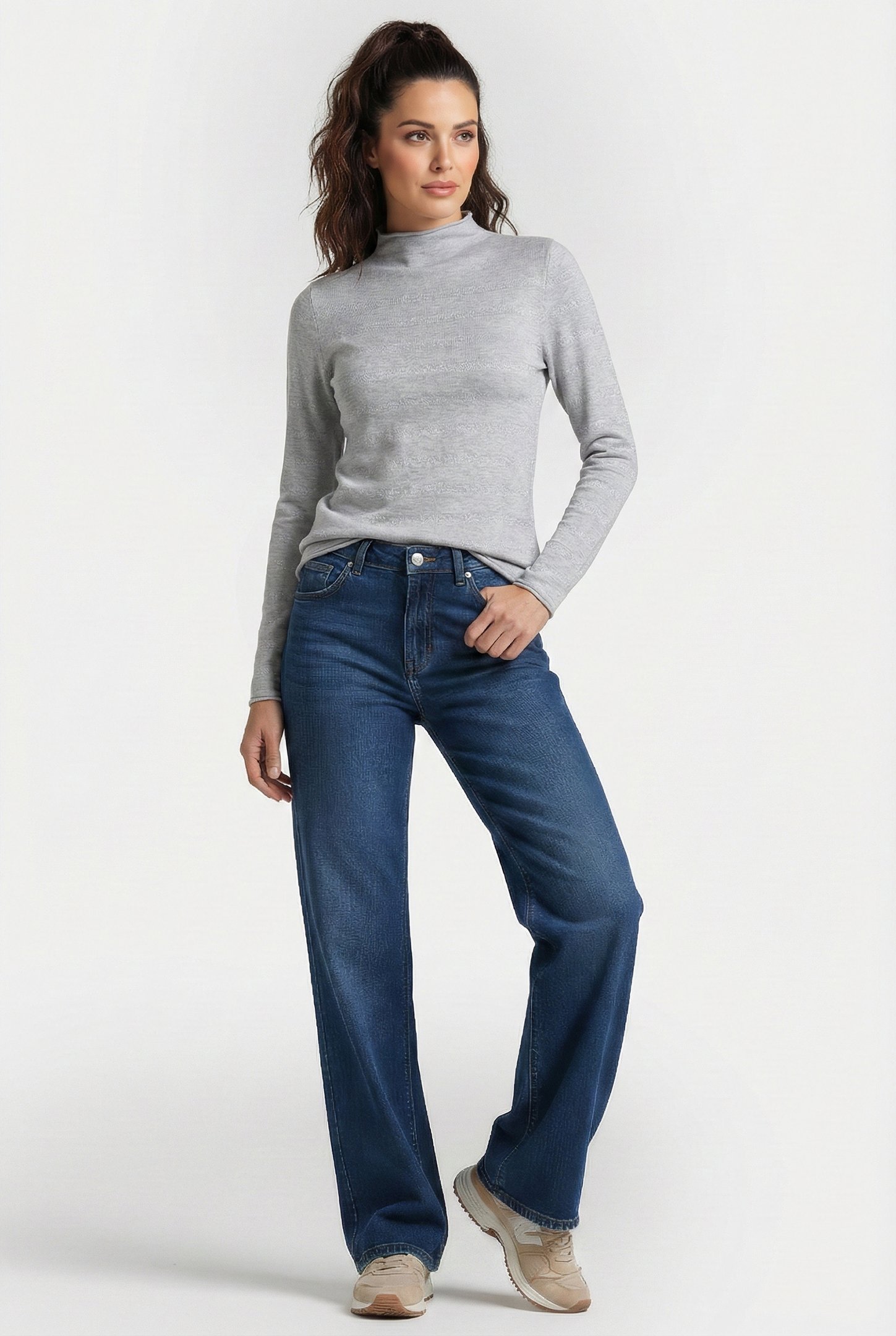 S.OLIVER PULLOVER LIGHT GREY 1