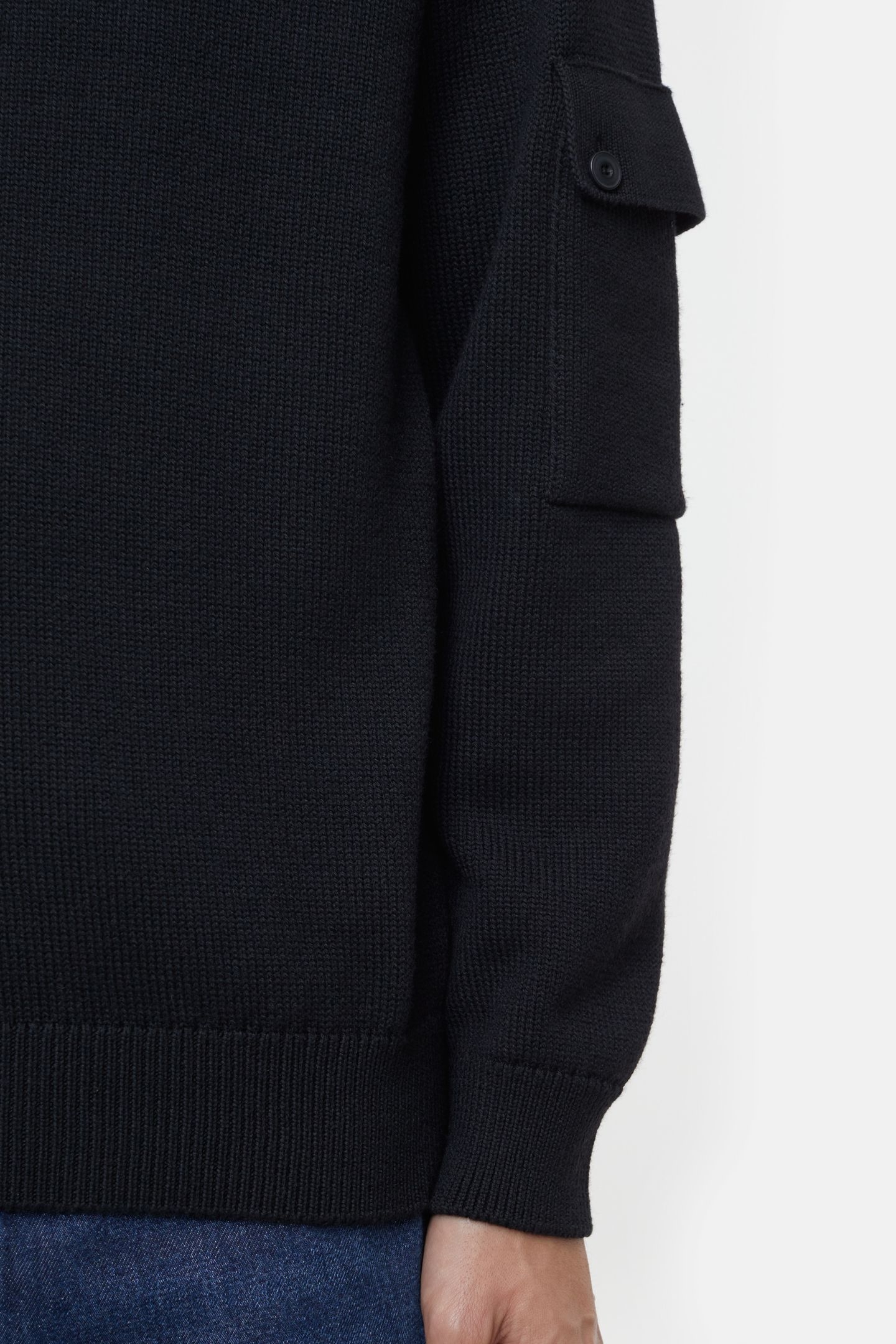 CREWNECK JUMPER KNITS BLACK 7
