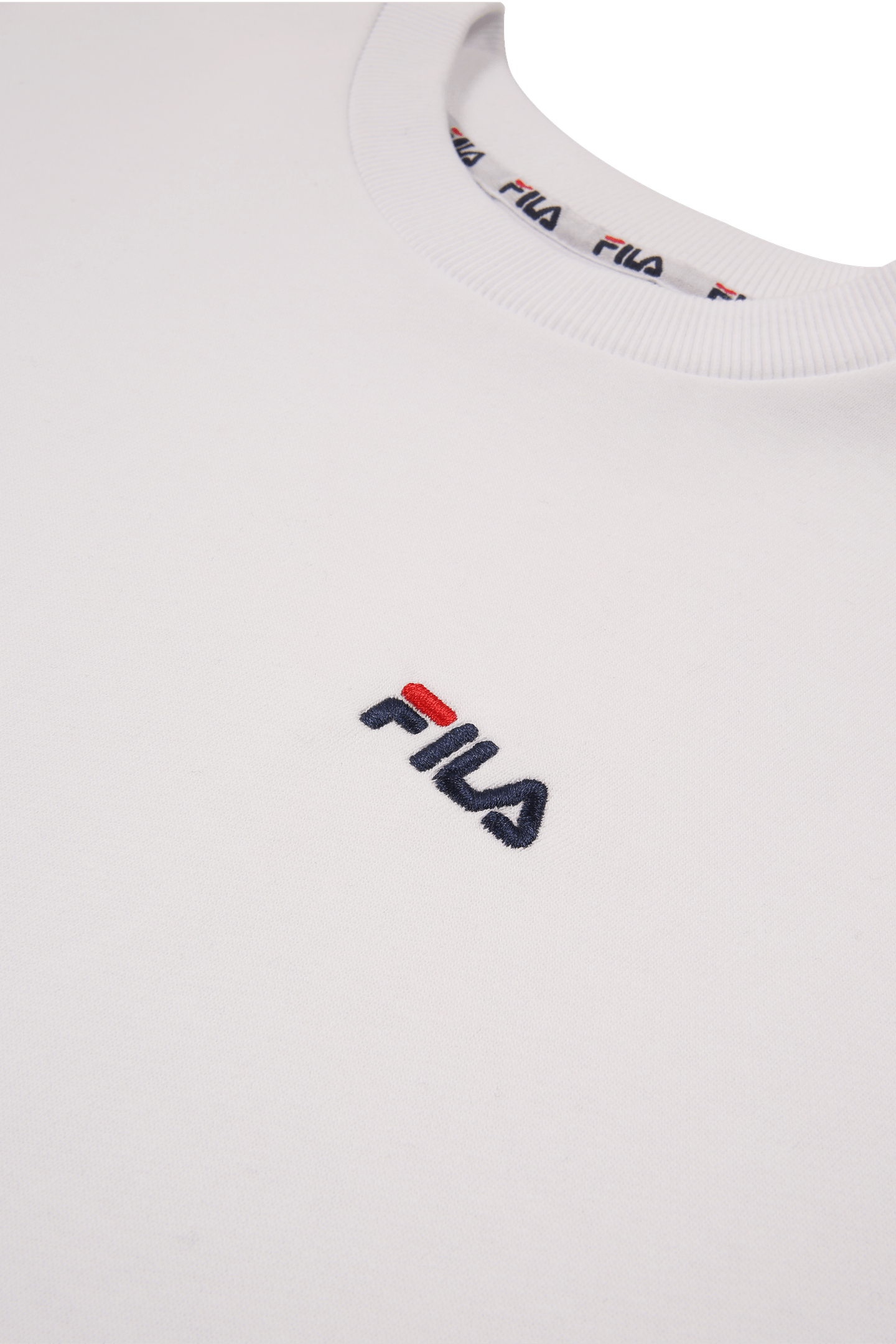 ZDUNA LOGO CREW SWEAT BRIGHT WHITE 3