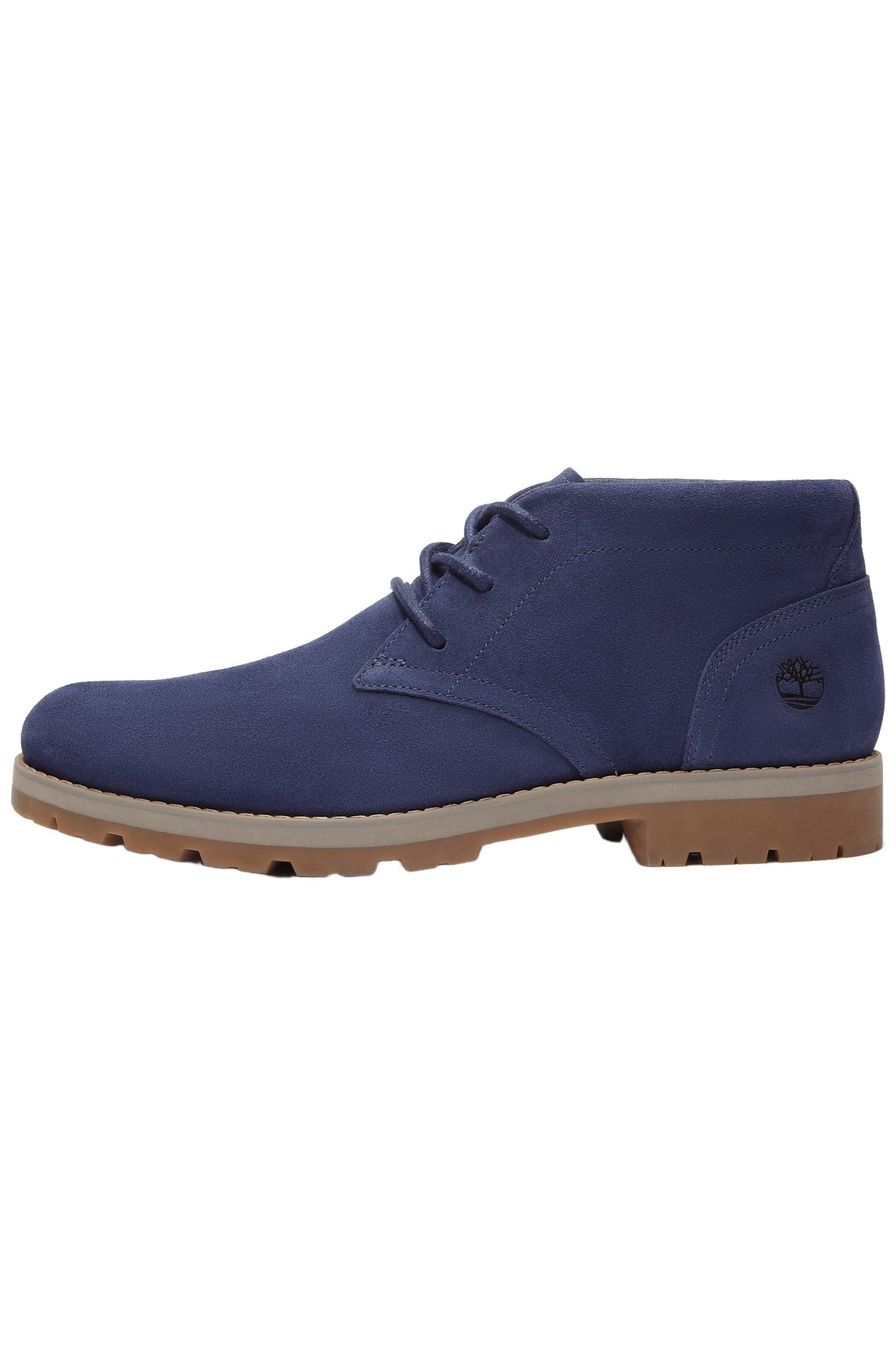 BRITTON SQUARE MID LACE UP BOOT NAVY SUEDE 2