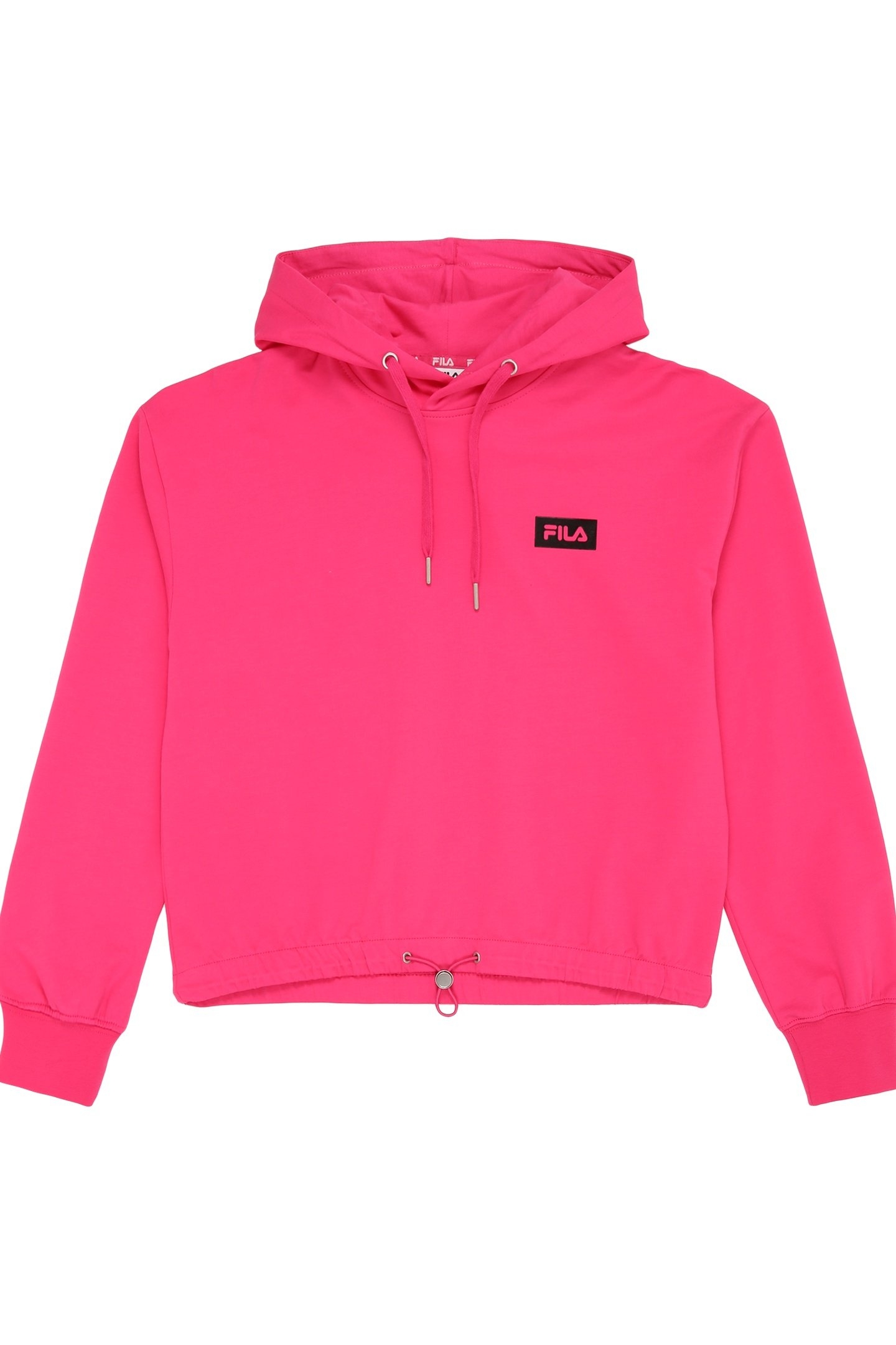 ZILONA CROPPED LOOSE HOODIE PINK YARROW 1
