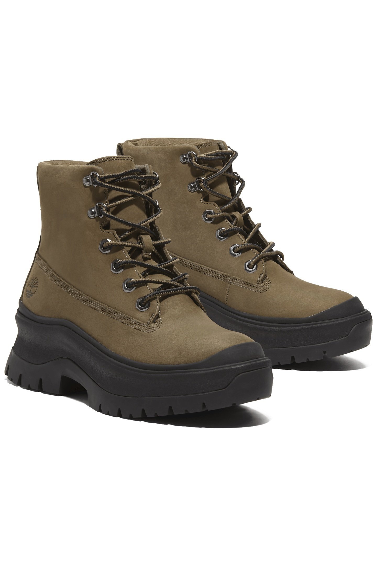 ROXIE LANE MID LACE UP BOOT OLIVE NUBUCK 5