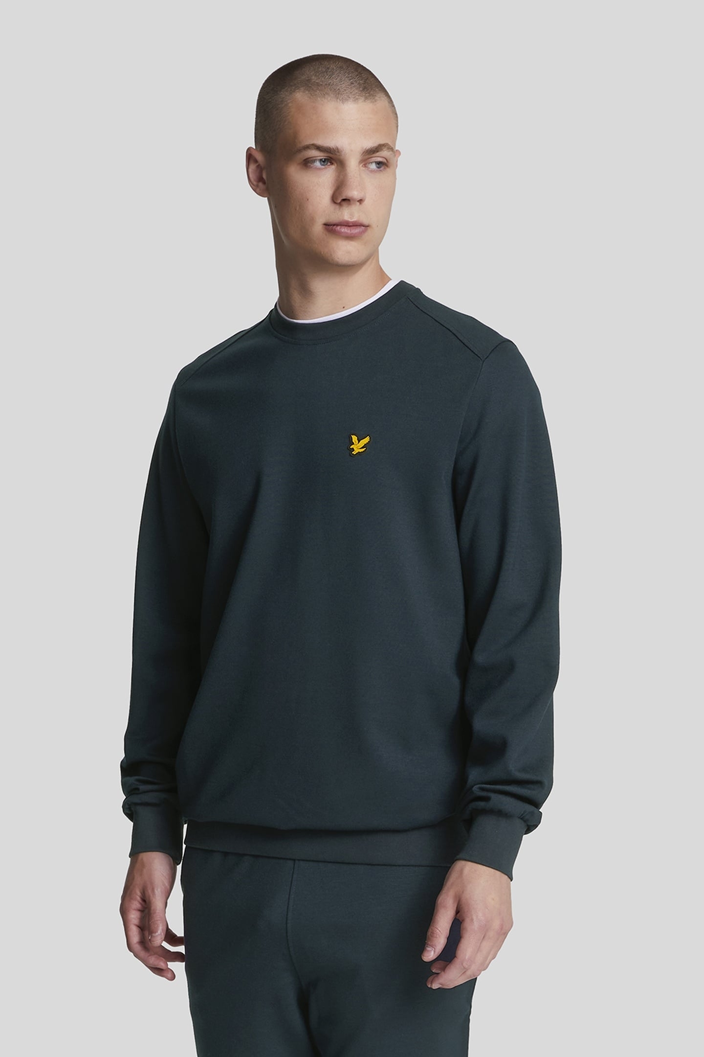 CREW NECK FLY FLEECE DARK NAVY 1