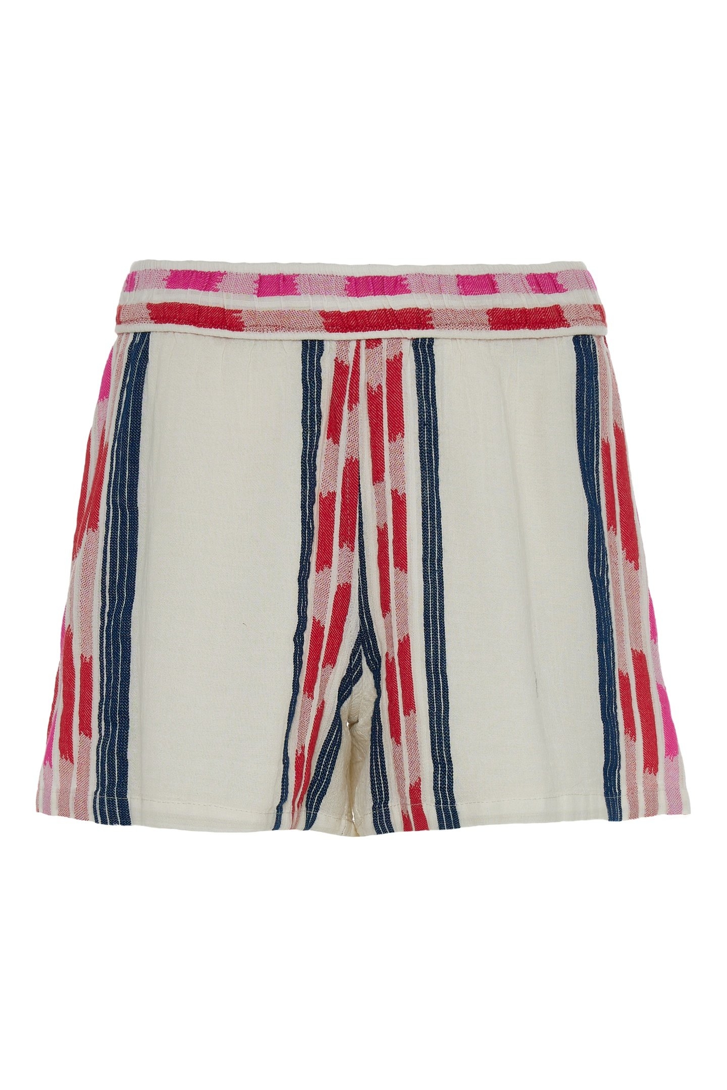 OUTOPIA SHORTS JACQUARD NAVY RED 3