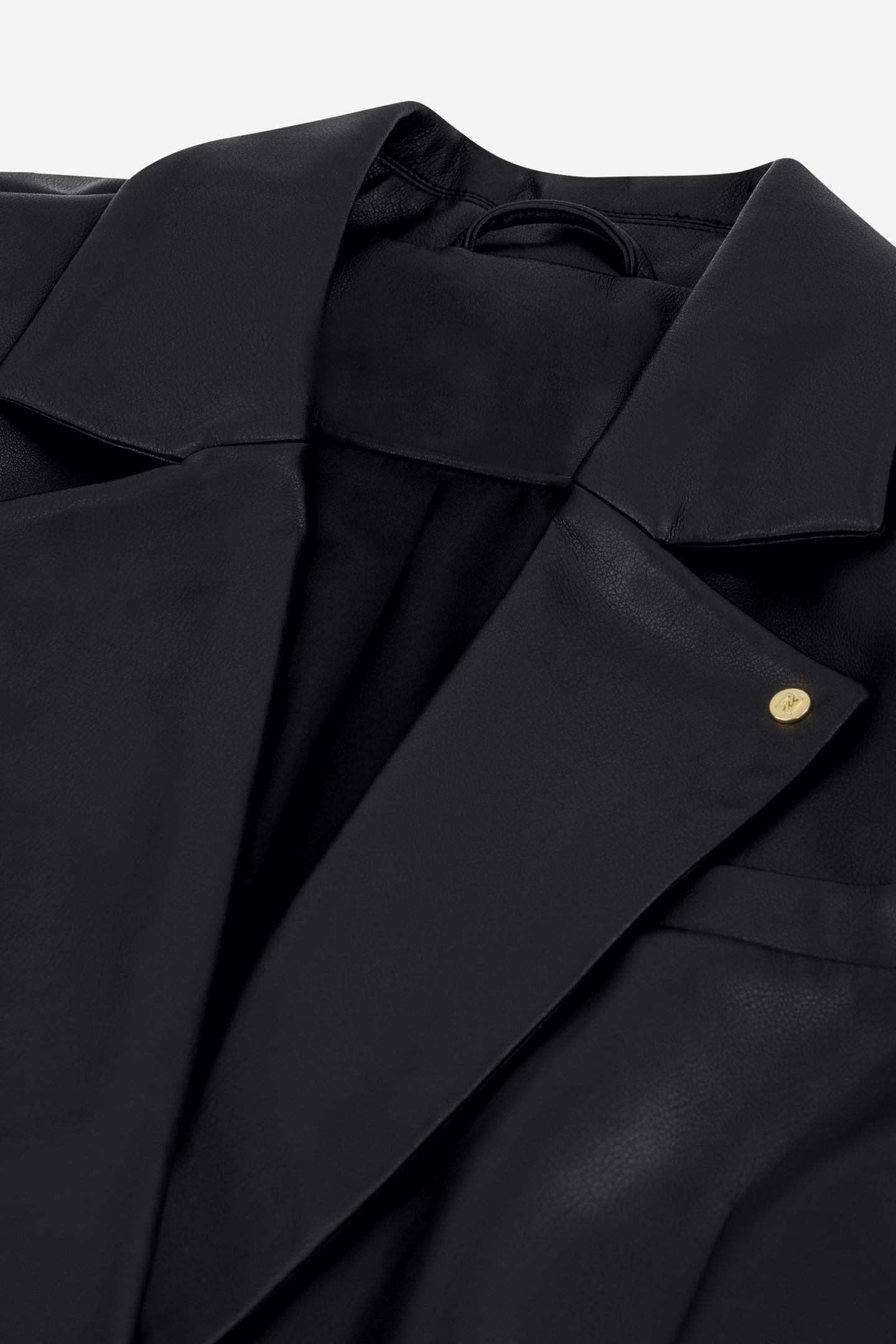 ILEVIO PU BLAZER BLACK 4