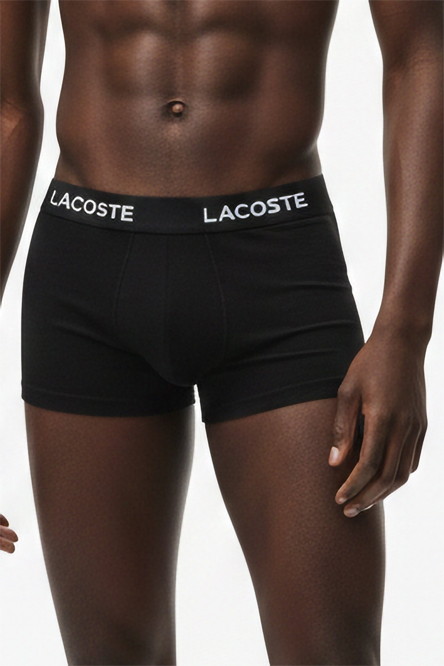 COTTON TRUNK PACK BLACK/WHITE-FONT 1