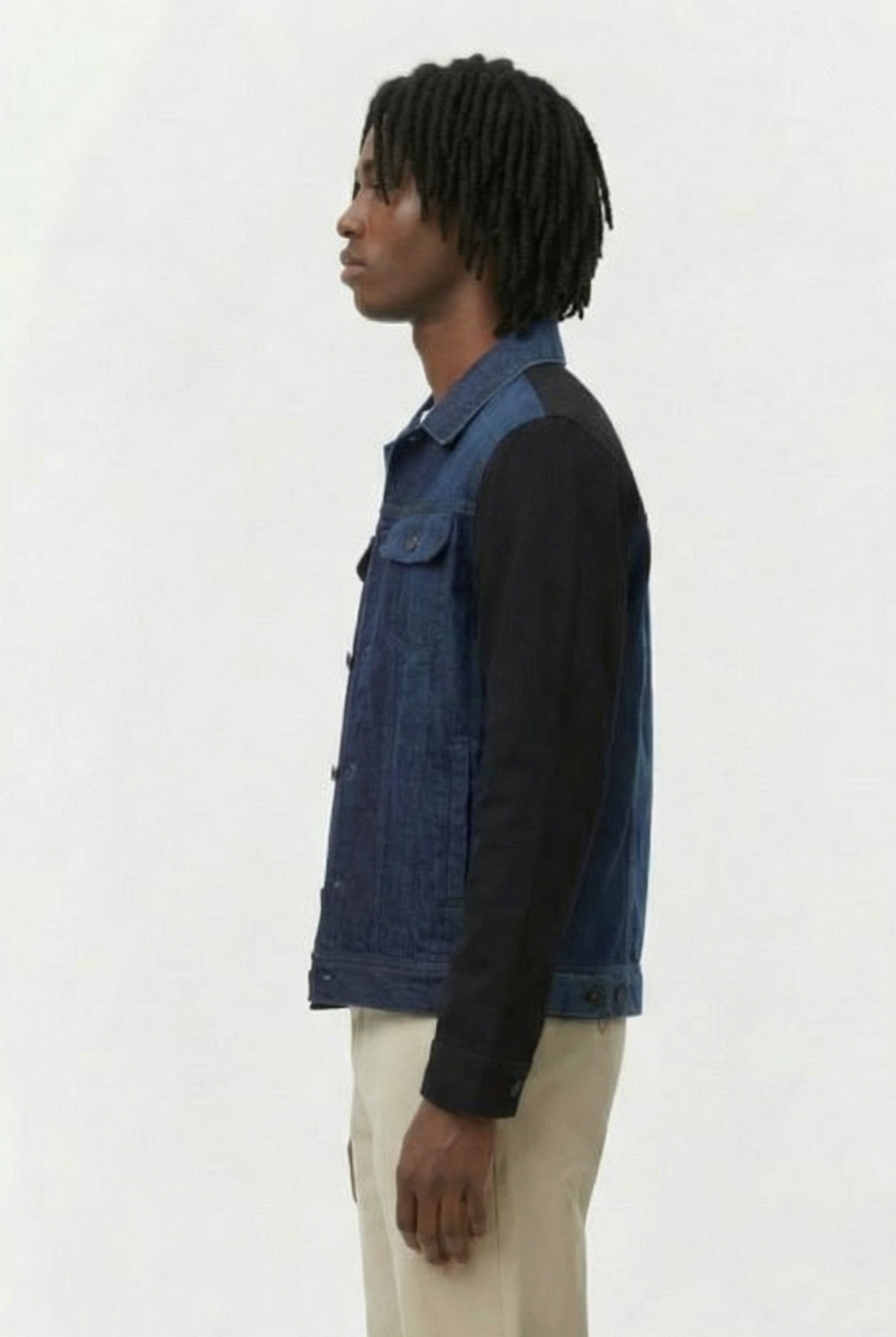 PATCHWORK DENIM JACKET BLUE 3