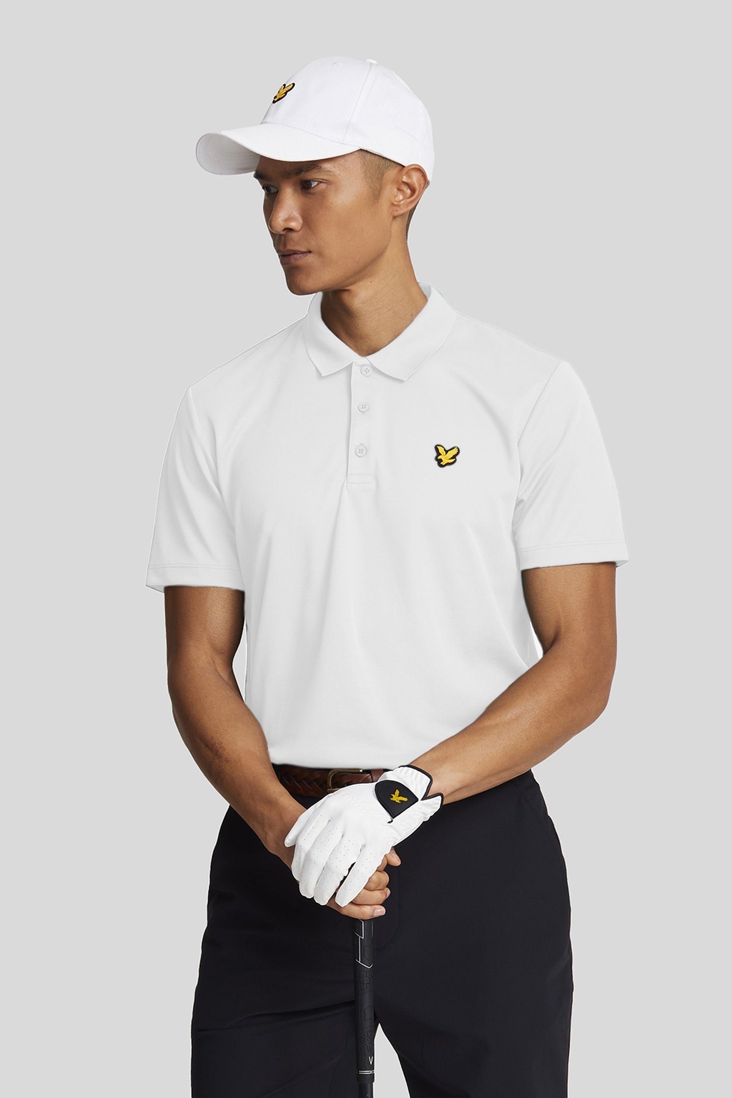 GOLF TECH POLO SHIRT WHITE 2