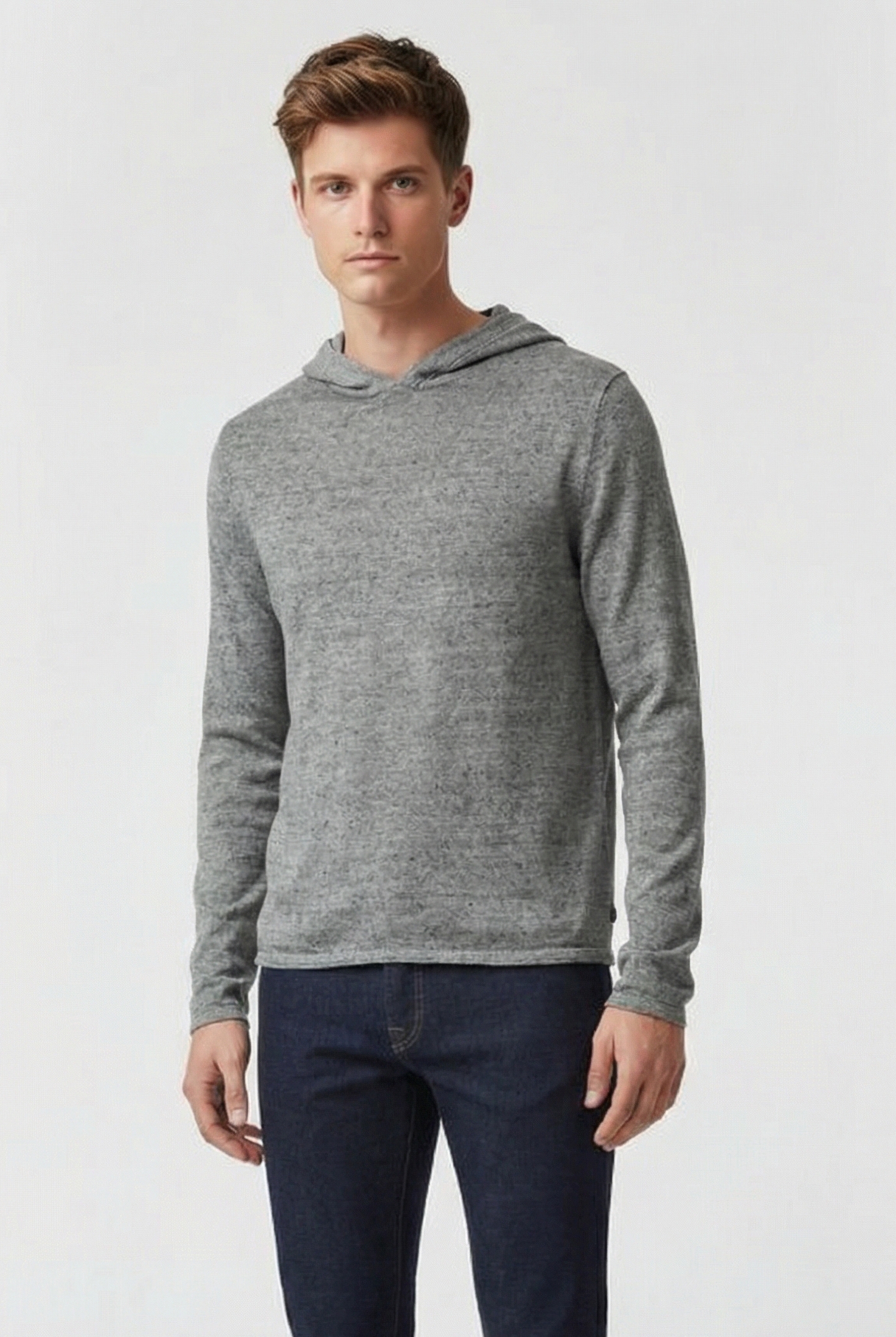 S.OLIVER-QS PULLOVER GREY/BLACK 1
