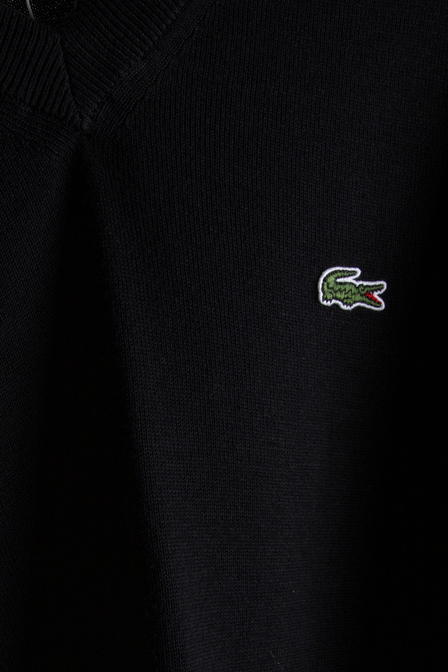 V-NECK SWEATER BLACK 4