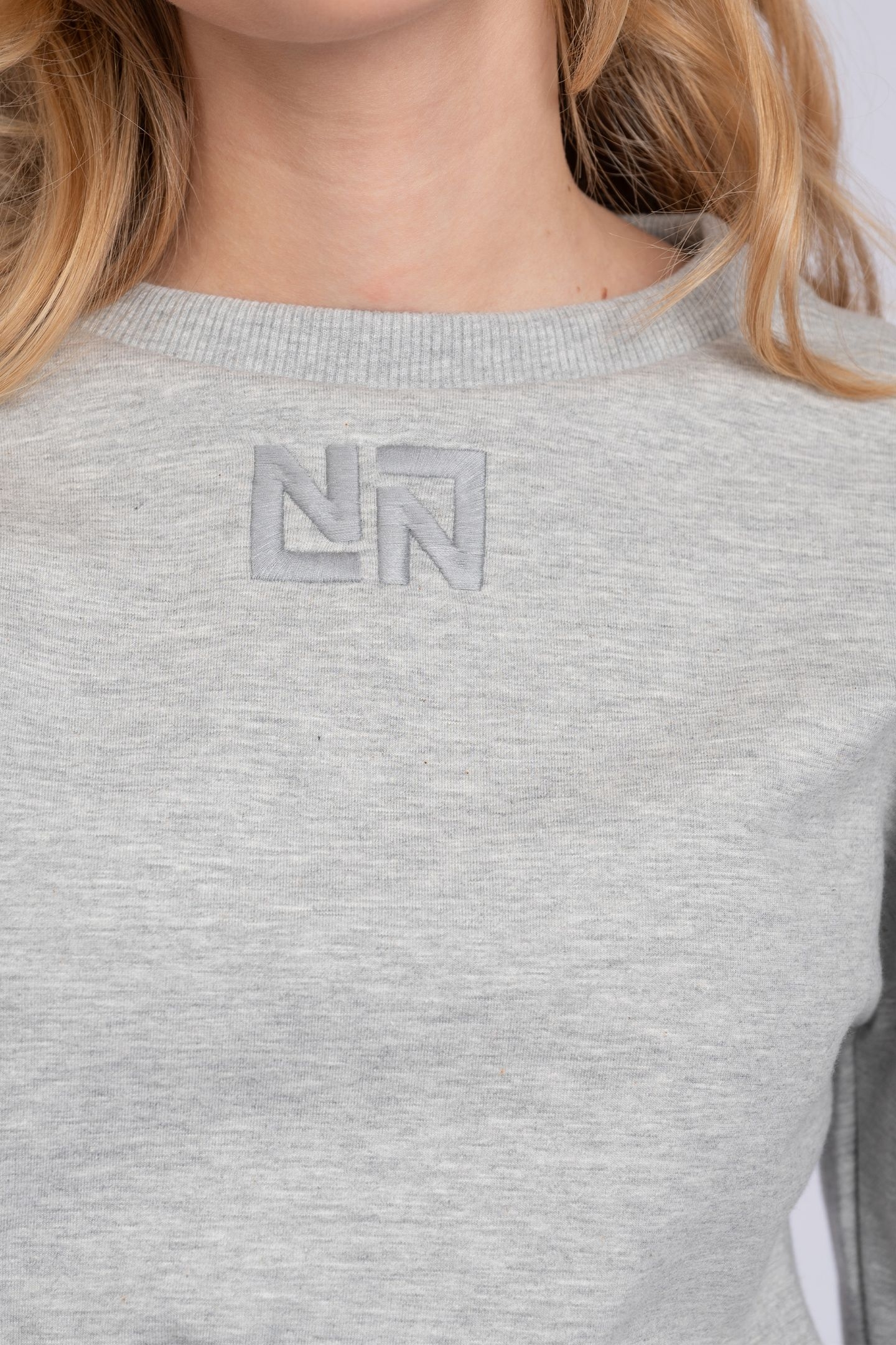 YVI SWEATSHIRT LIGHT GREY MELANGE 5