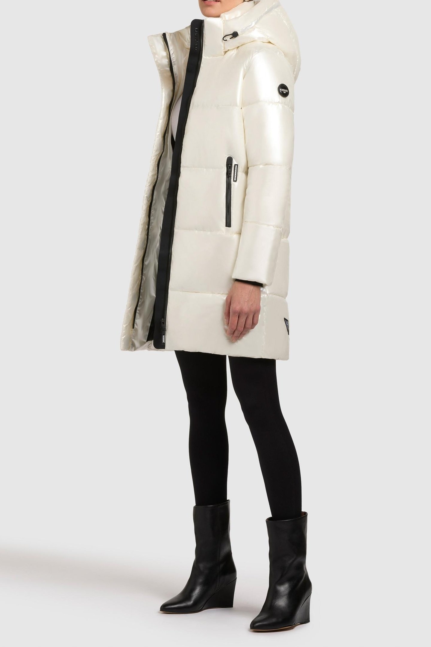 HAYA SHINY JACKET OFF-WHITE 2